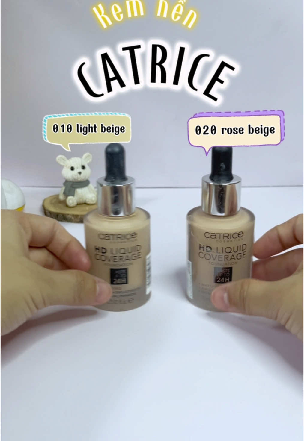 Cùng xem tone màu của 2 dòng catrice nhé🌻#CapCut#kemnen #catrice #fyp #viral #beauty #lamdepkhongkho #bautroicuatuyet #review 