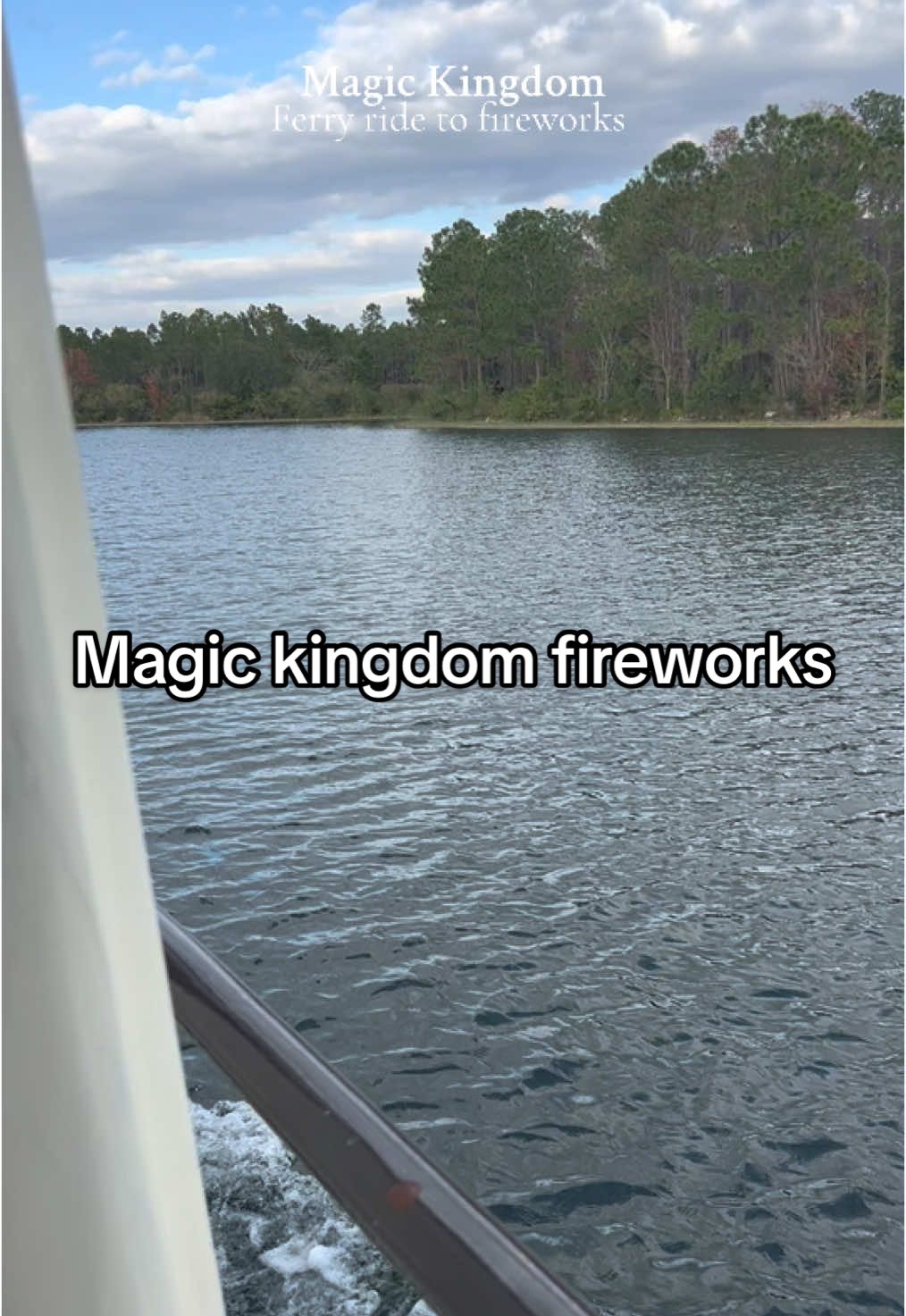 Where is your favorite spot to watch the fireworks at magic kingdom?  @Disney Parks  #disney #disneyparks #ferryboat #fireworks #disneyfireworks #happilyeverafter #disneyfamily #disneymom #disneymama #momof3 #moms 