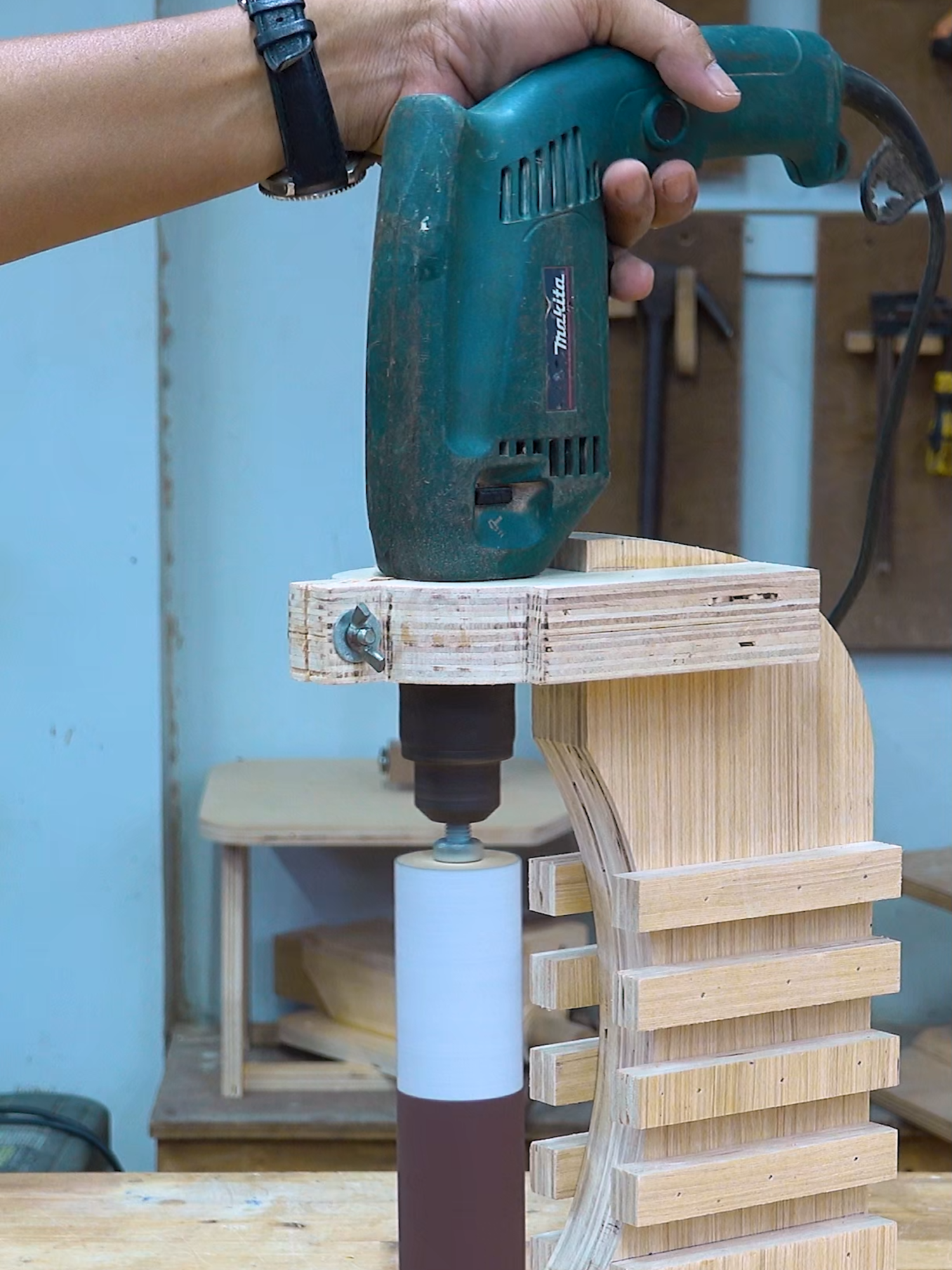 Make Your OWN POWERFUL Spindle Sander with DIY Woodworking Tools! (Part1)