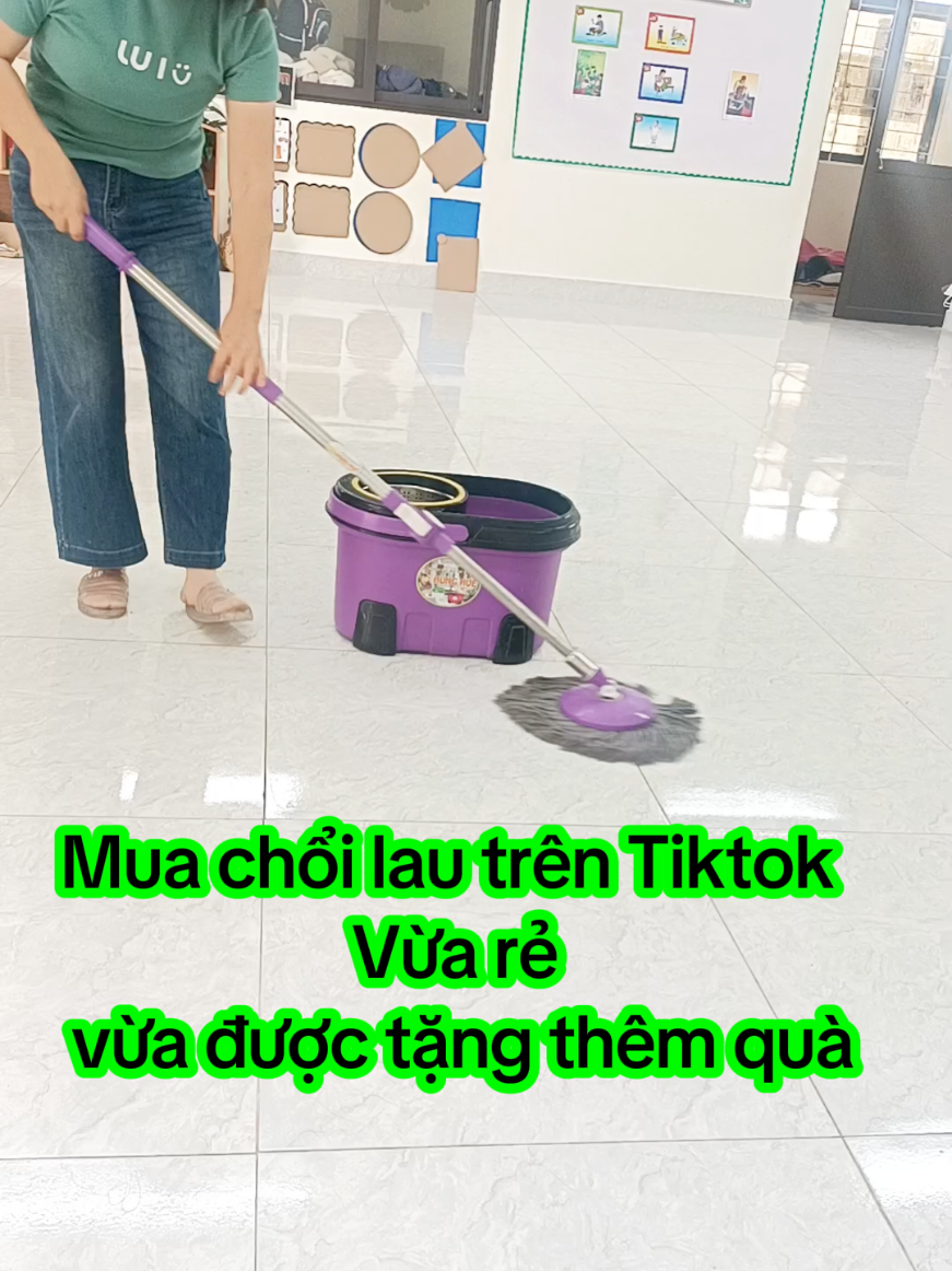 Mua chổi lau nhà trên Tiktok vừa rẻ vừa được tặng thêm quà #mebim #choilaunha #xuhuong #tet #choilaunhatuvat #choilaunhathongminh #mebimsua 
