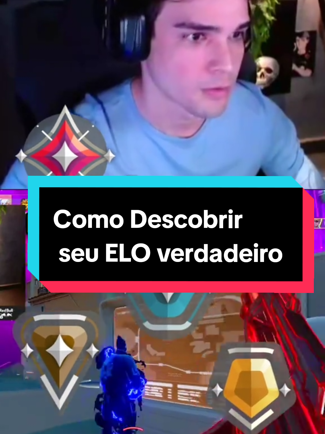 Como descobrir seu ELO verdadeiro 😲 #valorantclips #valorantpro #valorantbrasil 