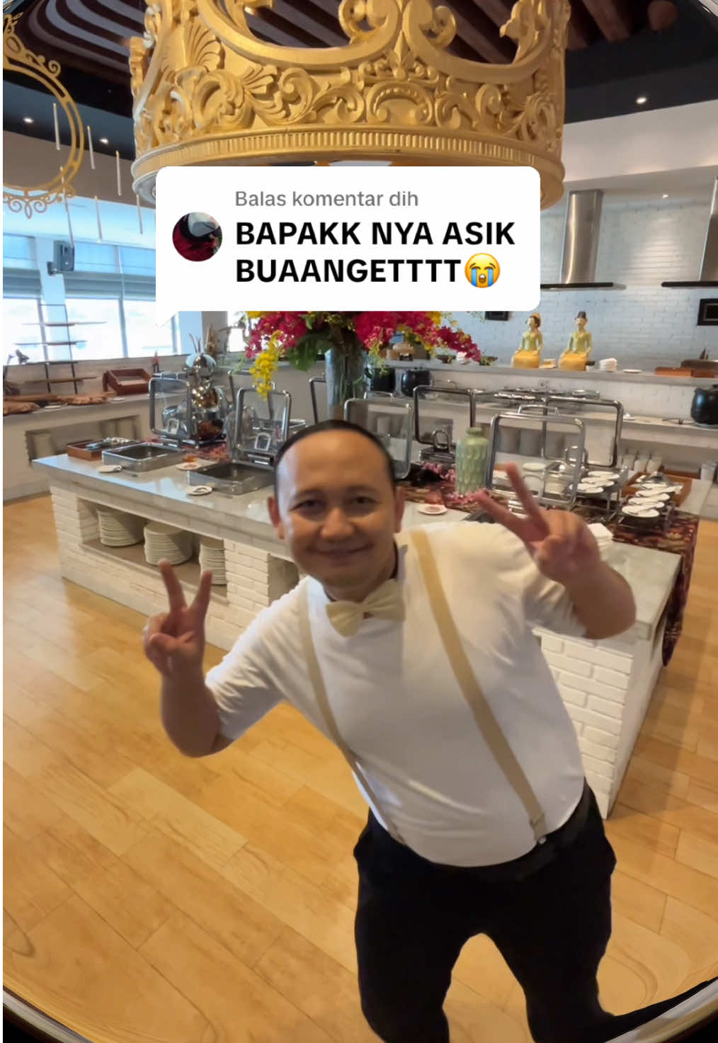 Membalas @dih  1-10 berapa nilai untuk bapak berdasi ini???😜  ••• #fypシ゚ #garamdanmadu #javaheritagehotel #javaheritagepurwokerto #hotelbintang4 #5barpurwokerto #purwokertoviral 