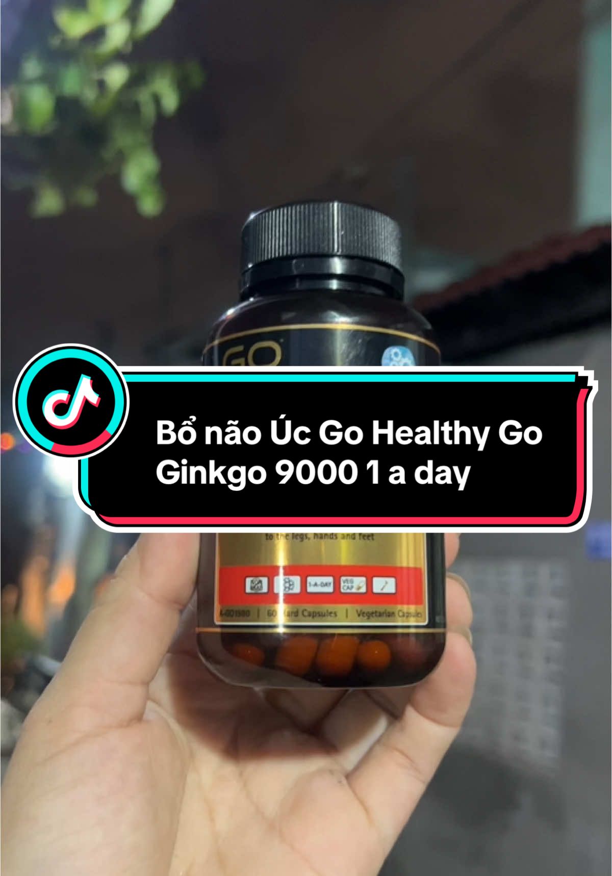 Bổ não Úc Go Healthy Go Ginkgo 9000 1 a day #banglangtihon #uaplus 