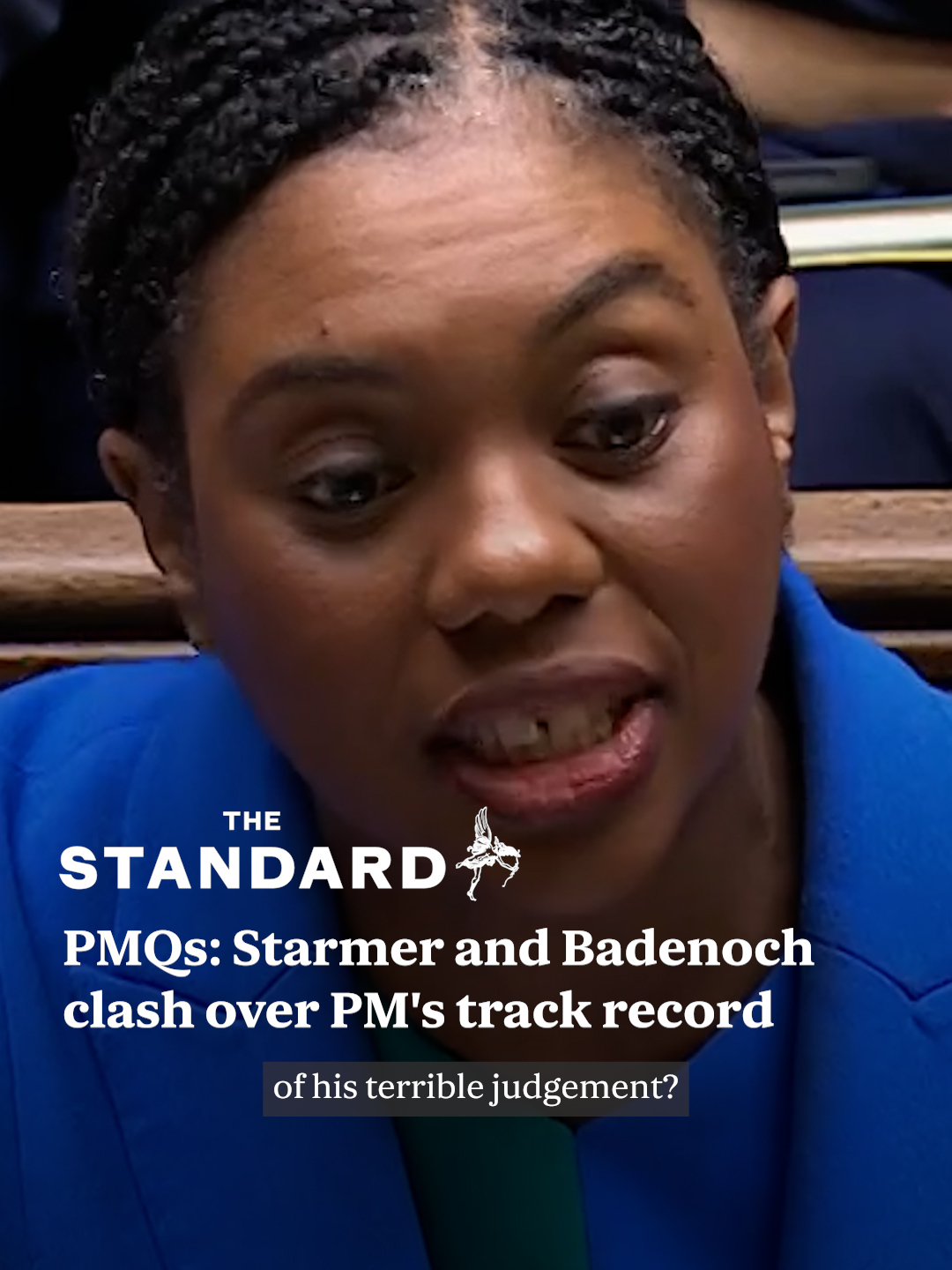 Starmer and Badenoch took aim at their respective track records during a fiery #PMQs session. #politicstiktok #politics #keirstarmer #kemibadenoch