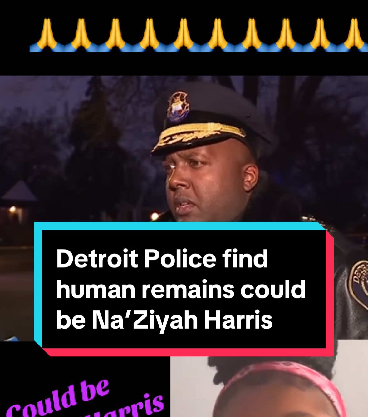 Detroit Police find human remains🚨 #justiceforNaZiyahHarris #JarvisButts #Missingperson #fyp #fyppppppppppppppppppppppp 