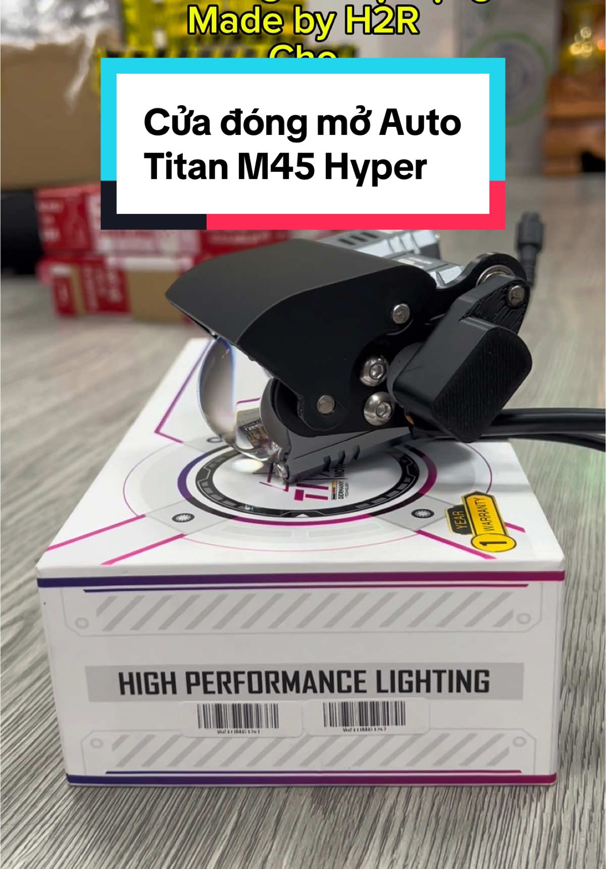 Đồ chơi mới cho AE đây. Trợ Titan M45 Hyper kết hợp cửa đóng mở tự động H2R. #nhuthuyenh2 #H2motocare #h2led #H2R #titanm45hyper 