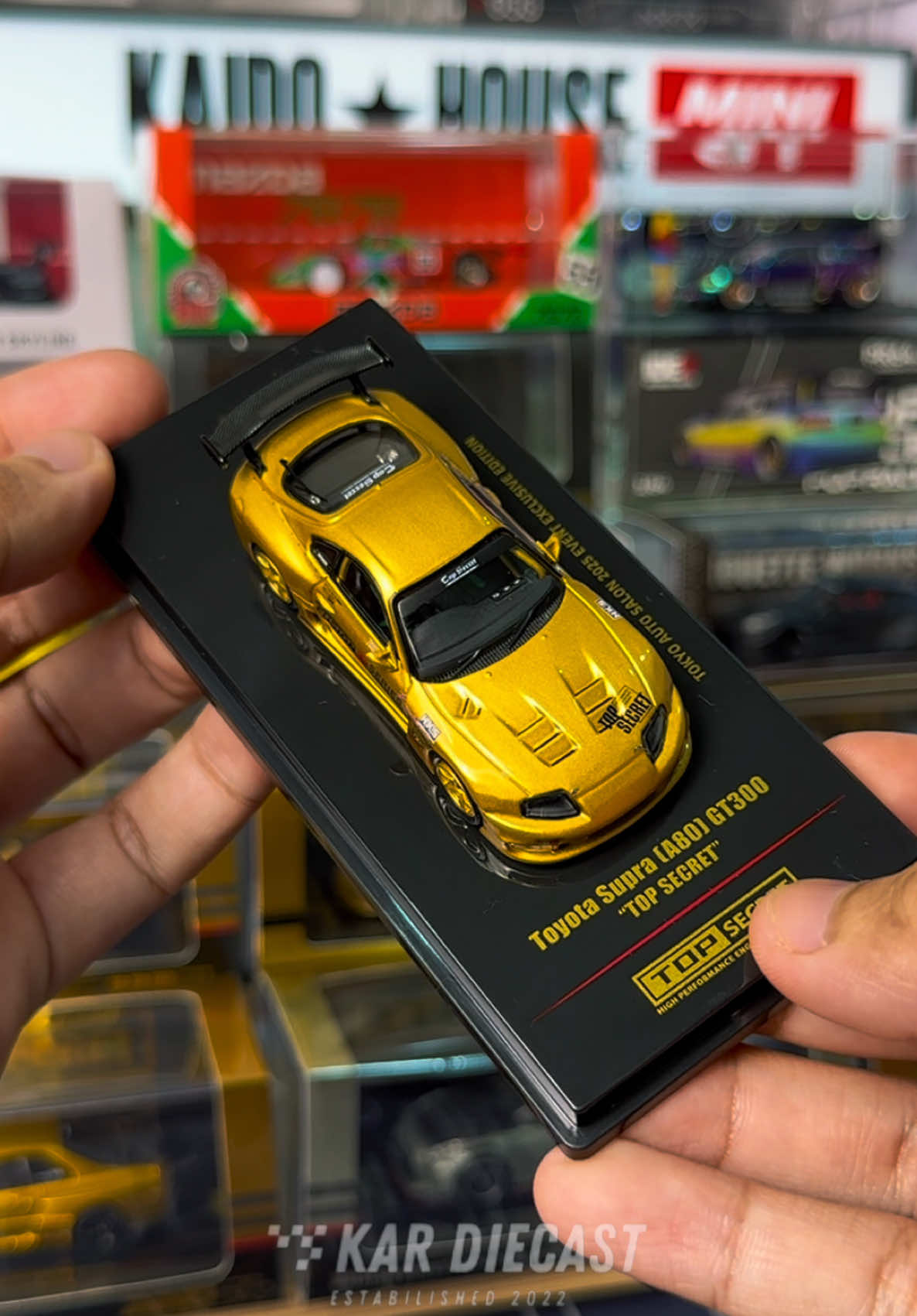 INNO64 TOYOTA SUPRA (A08) GT300 TOP SECRET 🔥 TOKYO AUTO SALON 2025 EXCLUSIVE EDITION 🇯🇵 #tokyoautosalon #tokyoautosalon2025 #diecastcollectors #carculture #hobby #inno64 #topsecretjapan #smokeynagata #supra #fyp 