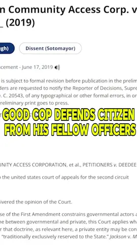 Good Cop DEFENDS Citizen From His Fellow Officers part 4  | Us Good Cops #fyp #cops #goodcops 