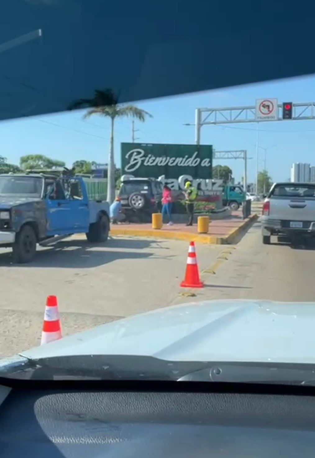 La emoción hizo lo suyo #Bienvenido a #SantaCruz #viral 