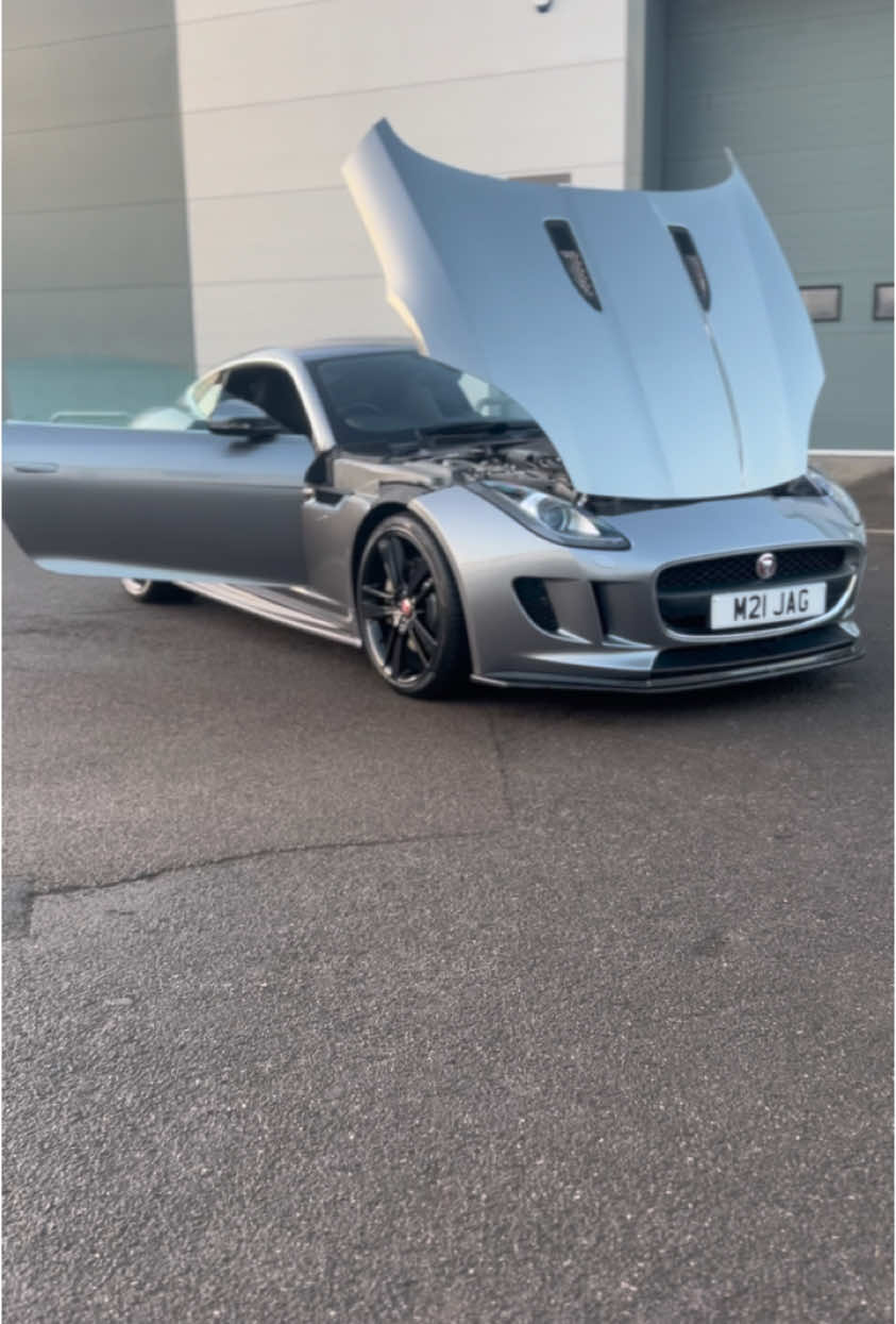 New Stock!  Jaguar F-Type 3.0L V6  Grey  20”inch Alloy Wheels (Black) Body kit - includes: Front Splitter, Sideskirts and a Rear Splitter.  £19,995  60,500 miles  For more information see our website. #jaguar #ftype #v6 #forsale #enquire 