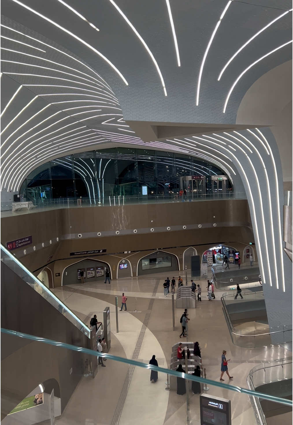 qatar metro station🚆🚝#qatar #travel#foryou#fypage#tranding#growmyaccount 