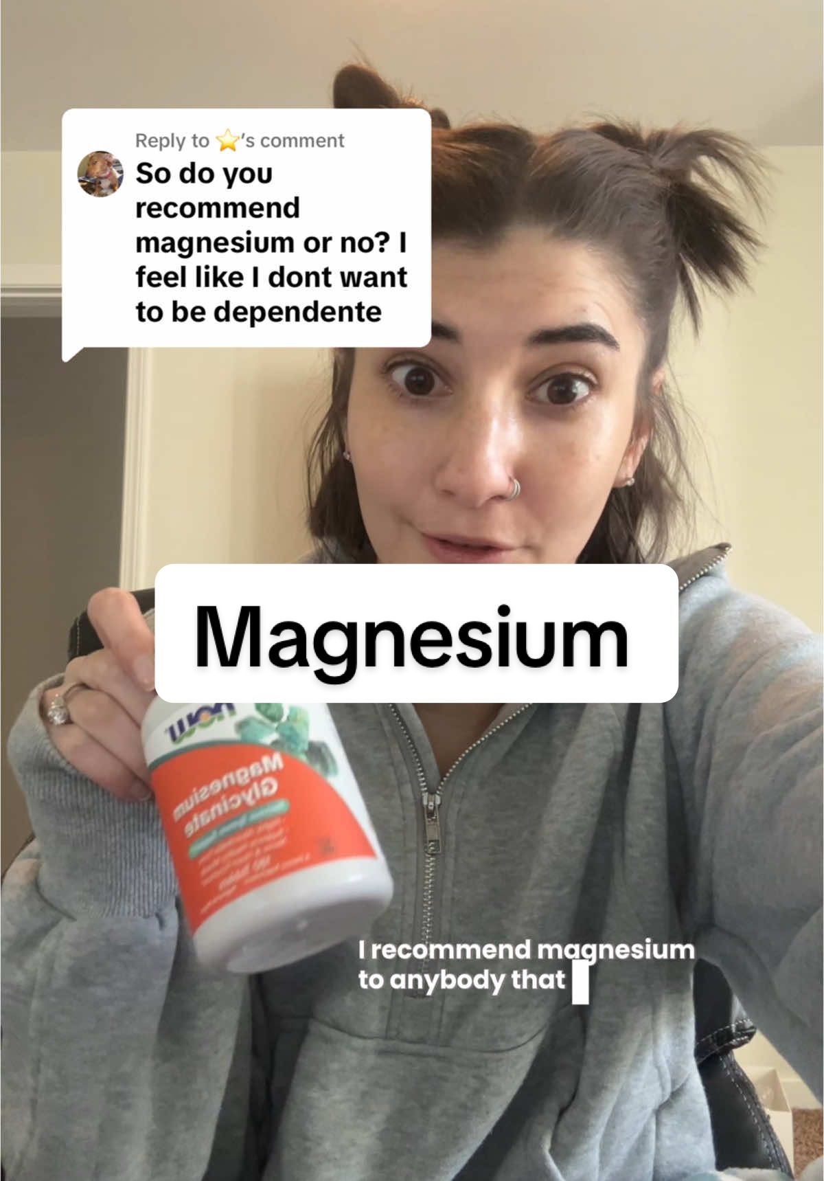 Replying to @⭐️ yes, I recommend magnesium! #magnesium #magnesiumglycinate #magnesiumsupplement 