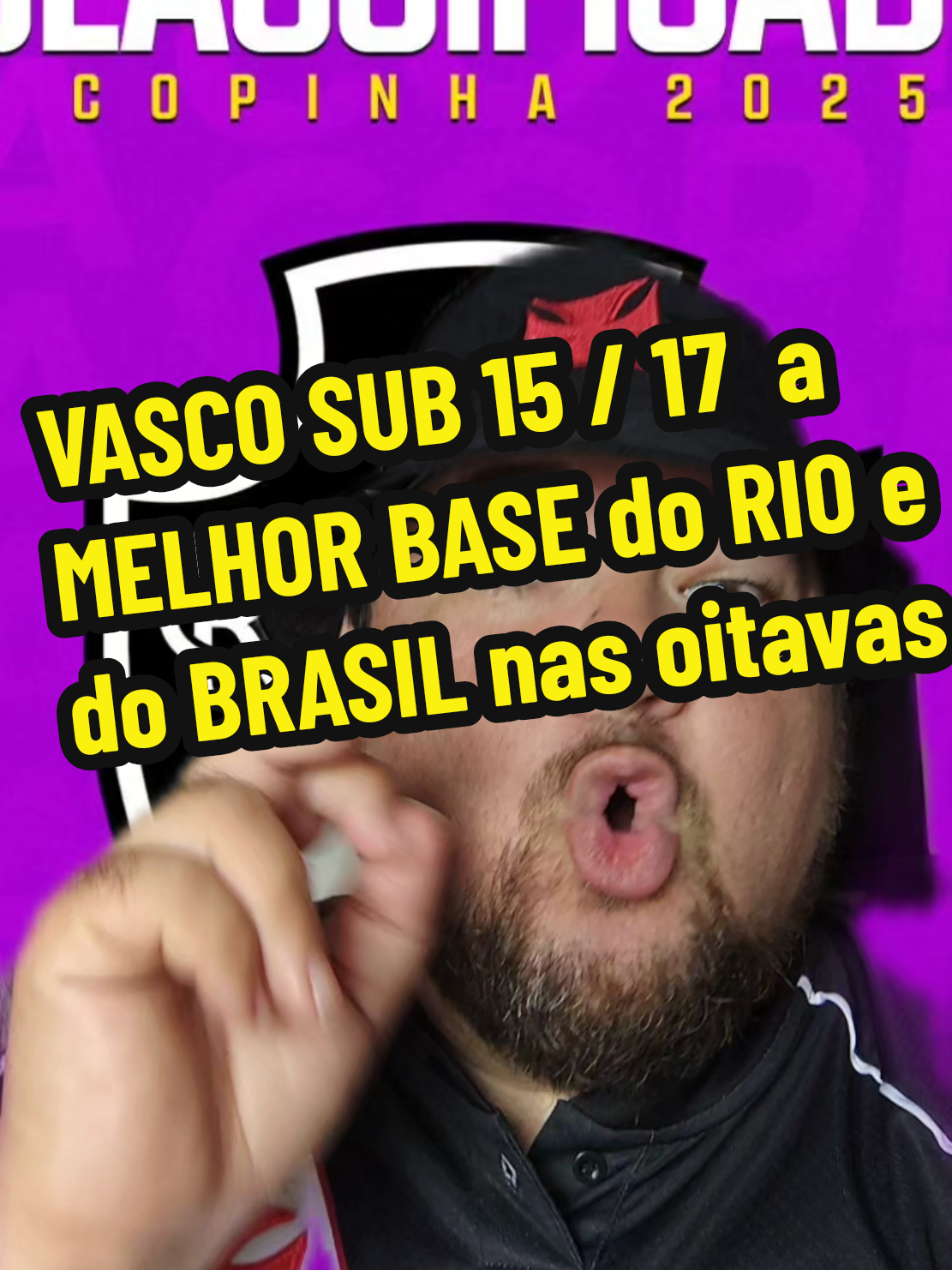 VASCO SUB 15 / 17  a MELHOR BASE do RIO e do BRASIL nas oitavas ! #vasco #tiktokesportes #futebol 