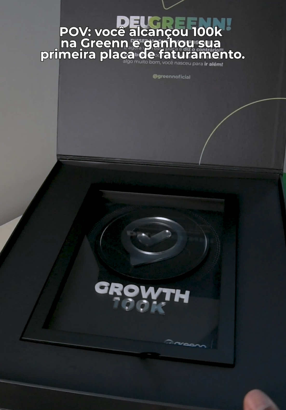 pov: você alcançou seu primeiro marco na Greenn! 🤩🚀 #Greenn #marketingdigital 