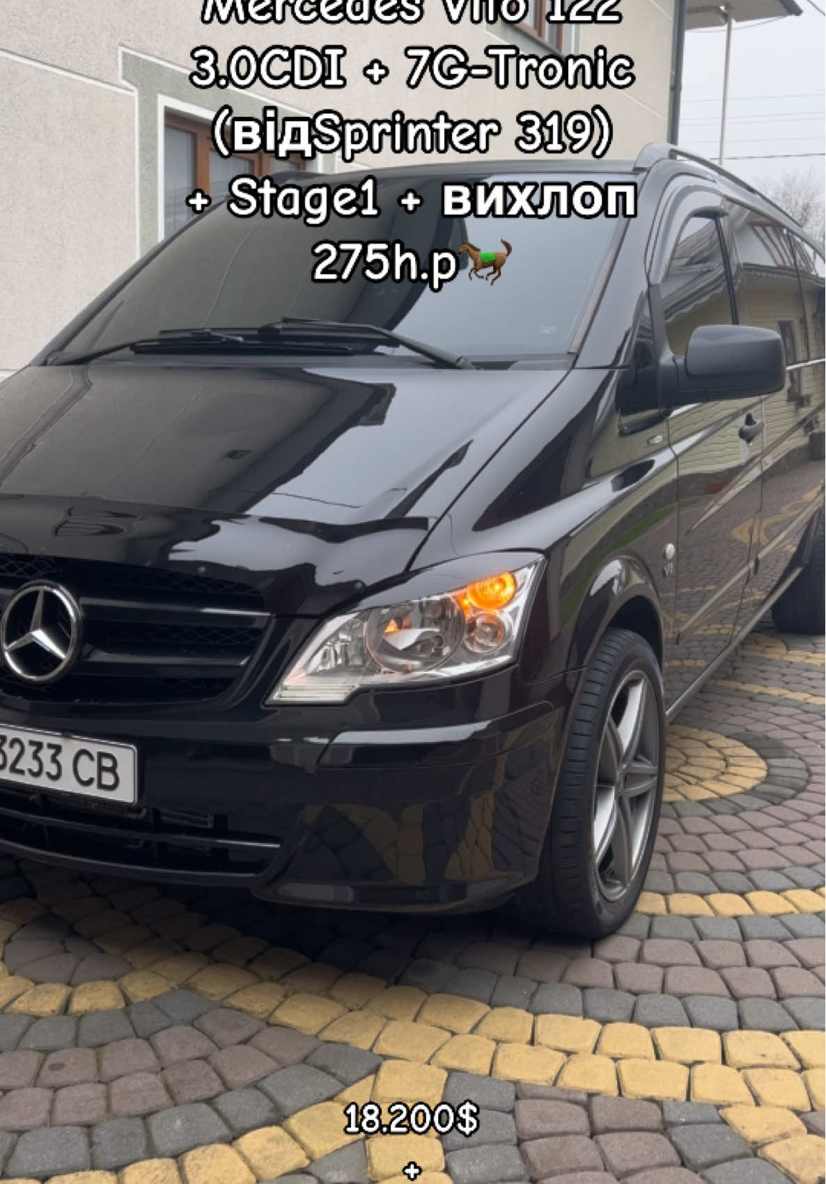 Друзі в продажі Mercedes Vito 122(OM642), 2011 року, оригінальний пасажир 7+1. Авто практично в ідеальному стані, було вкладено куча грошей, часу та сил, а саме: Повний КАП ремонт двигуна, все нове МАКАВТО(BoshServis) після КАП РЕМОНТУ  пробіг 60.000. Все обслужено до деталей. Також було встановлено АКПП 7G-Tronic від Sprinter 319. R19 диски OZ оригінал. Багато сил вкладено у вихлоп та у візуальний вигляд авто, який дійсно має вигляд. Stage 1 , прошивка від S350 W221 275h.p. Витрати палива на трасі 8л/100км. І ще багато чого, що можна перераховувати довго. Більше деталів в повідомлення. Ціна: 18200$ #mercedes #vito #viano #v6 #om642 #cdi #turbodiesel #sound #продажа #рекомендації 