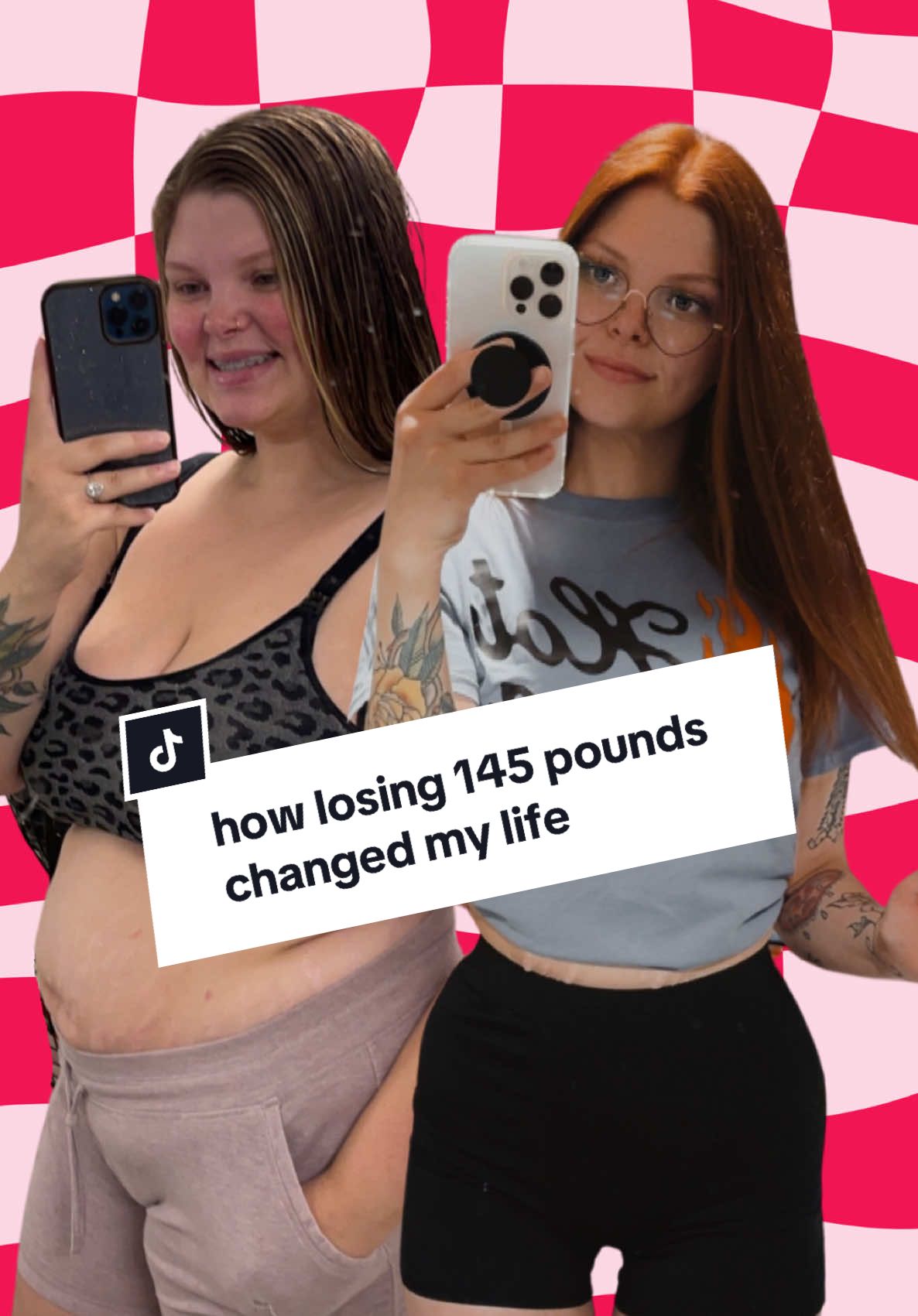 this is what losing 145 pounds looks like when you’re doing it for yourself and your family. it’s been a journey, but i’m finally stepping into the best version of me. here’s to transformation, resilience, and self-love. 145 pounds down and a whole new me—inside and out. this transformation isn’t just about looking good; it’s about feeling strong, confident, and unstoppable. follow along for weight loss motivation, tatted mom life, and relatable SAHM vibes. #WeightLossTransformation #WeightLossJourney #WeightLossMotivation #WeightLoss #WeightLossCheck #Fitness #FatLoss #BeforeAndAfter #FYP #ForYou #WeightLossProgress #FitnessMotivation #TransformationTuesday #HealthyLifestyle #Fitspiration #TattedMom #TattedAndUnfiltered #AltMom #SAHMJourney #StayAtHomeMomLife #GenZMom #MidwestMom #MomTransformation #RelatableMomContent #WeightLossMom #TattoosAndTransformation #M8ycie #AltStyleMom #ADHDMomLife #UnfilteredAndReal #viral #trend #trending #creatorrewardsprogram #tiktokban #rednote 