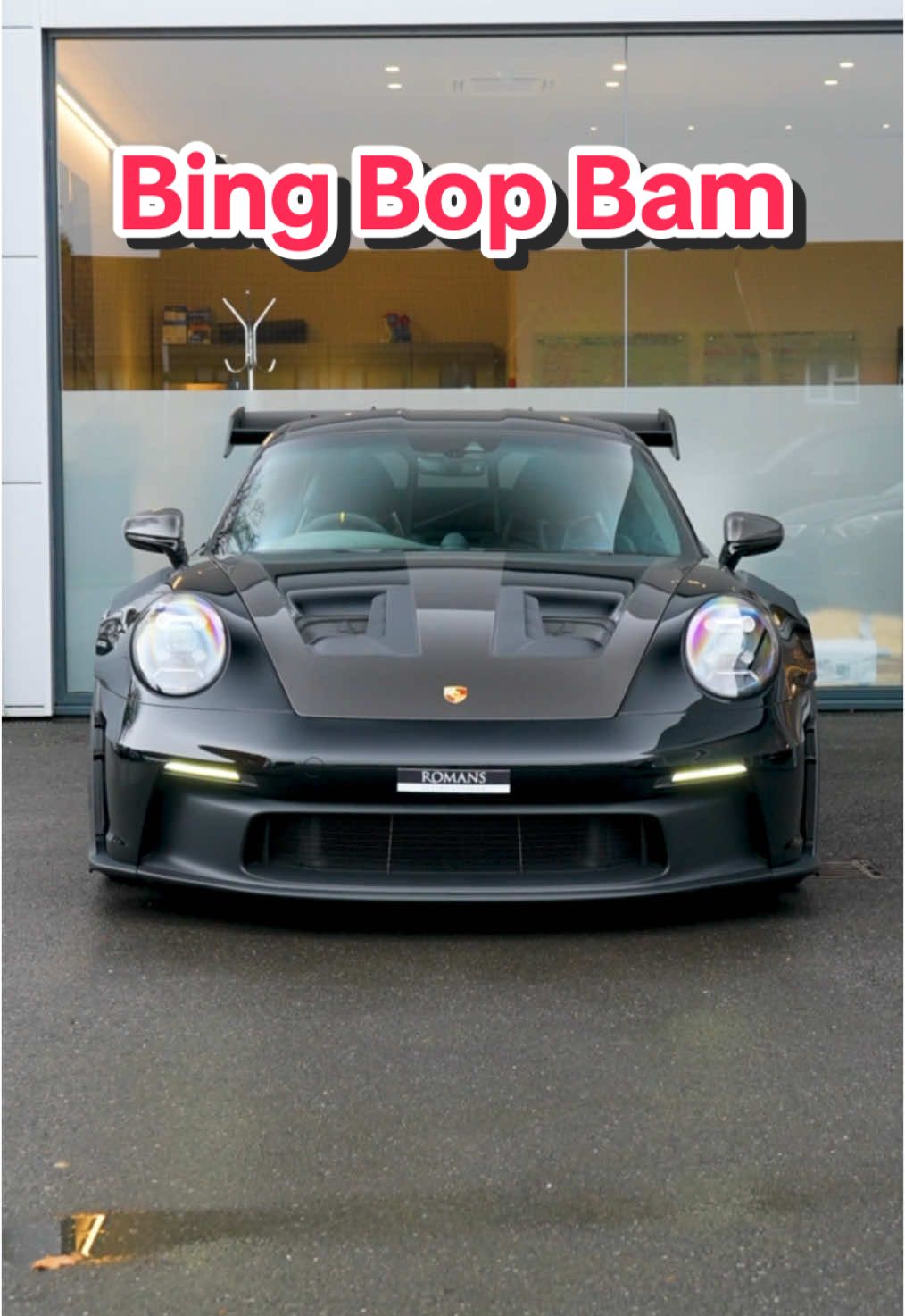 Bing Bop Bam 💥  Delivery Mileage, Triple Black, Weissach Package - Porsche 911 GT3 RS lands into stock.  #Weissach #DeliveryMileage #Porsche #GT3RS #TripleBlack #NewArrival