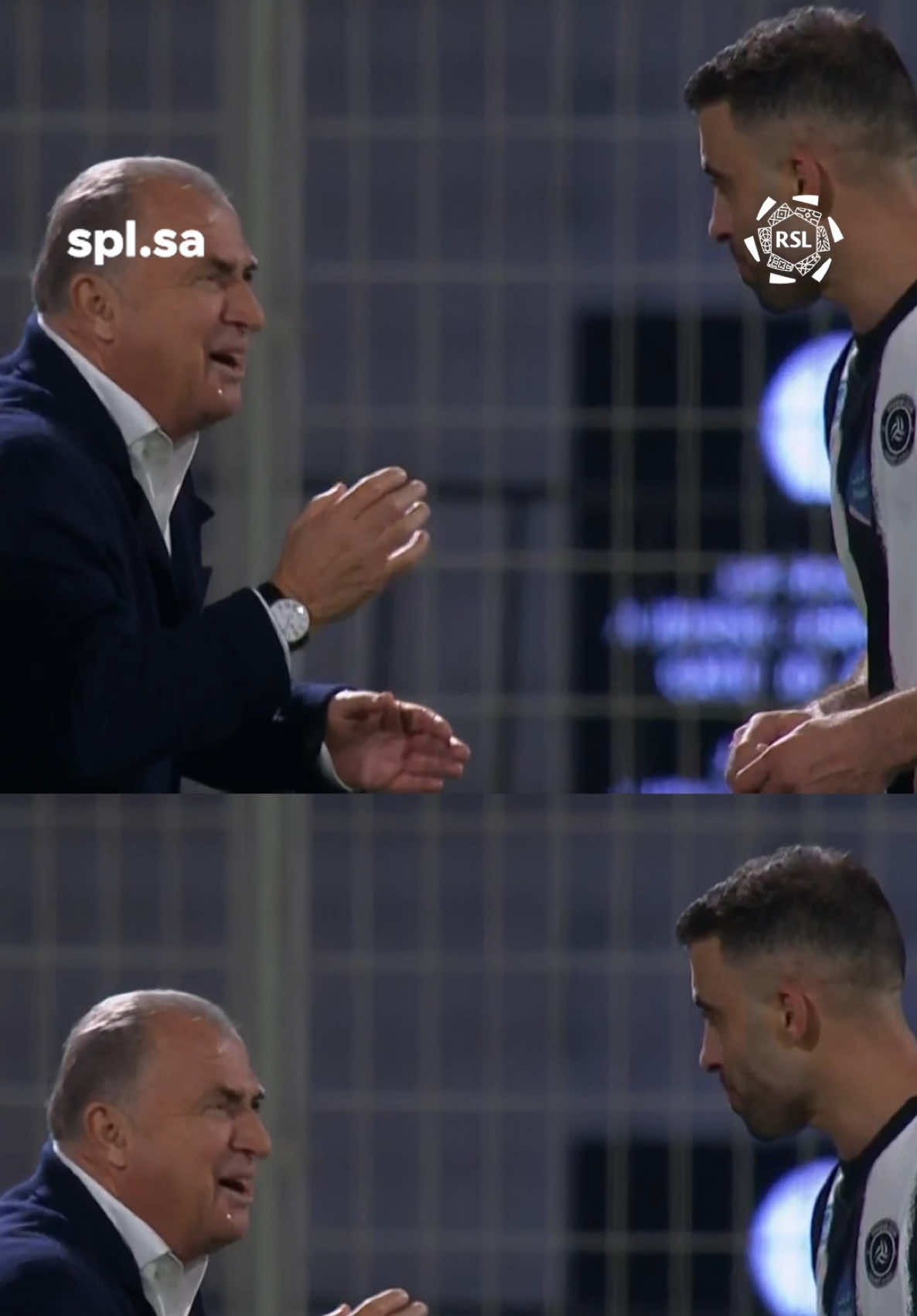 Touchline banter ft. Hamedallah and Terim 😁 #SPL  #turkey  #morocco 