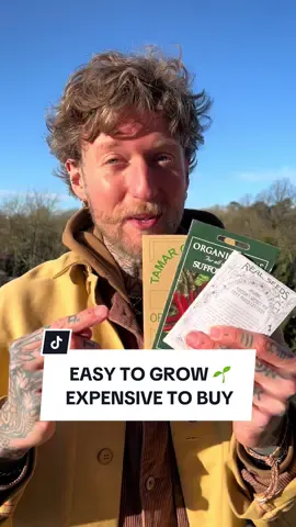 Easy to Grow - Expensive to Buy 🌱 Want to start growing your own food from seed this year? Well why not start with these three crops that are easy to grow, but expensive to buy… No.1 Mixed Lettuce/salads  Mixed lettuce is usually quite expensive and wrapped in plastic, but a pack of mixed lettuce seeds generally contains hundreds of seeds, and the plants are easy to grow. I keep my plants growing in the garden for around ten weeks and just pick 3-5 leaves from each plant each week, so that’s up 50 leaves per plant. No.2 Courgette  Even though courgettes are super easy to grow and are that productive you’ll likely be giving them away by the end of the season, they are usually expensive to buy, particularly if organic, and there are lots of interesting varieties to choose from that you can’t buy either! No.3 Chard One of my garden staples, chard is another one that once you start growing, you realise just how overpriced it is to buy! They are really versatile, easy to grow, and a plant can keep producing leaves for almost the entire season if looked after correctly. Grow Along with me in 2025: My new book is now available to pre-order and will be released in March, just in time for the growing season 🌱 link in my bio 😊📗 You can also join my free community newsletter for lots more tips, recipes and garden updates, link in my bio for that too 😊 Thank you so much and let’s grow together in 2025! 😊🌱 #gardeningtips #vegetablegarden #seedsowing #growyourownfood 