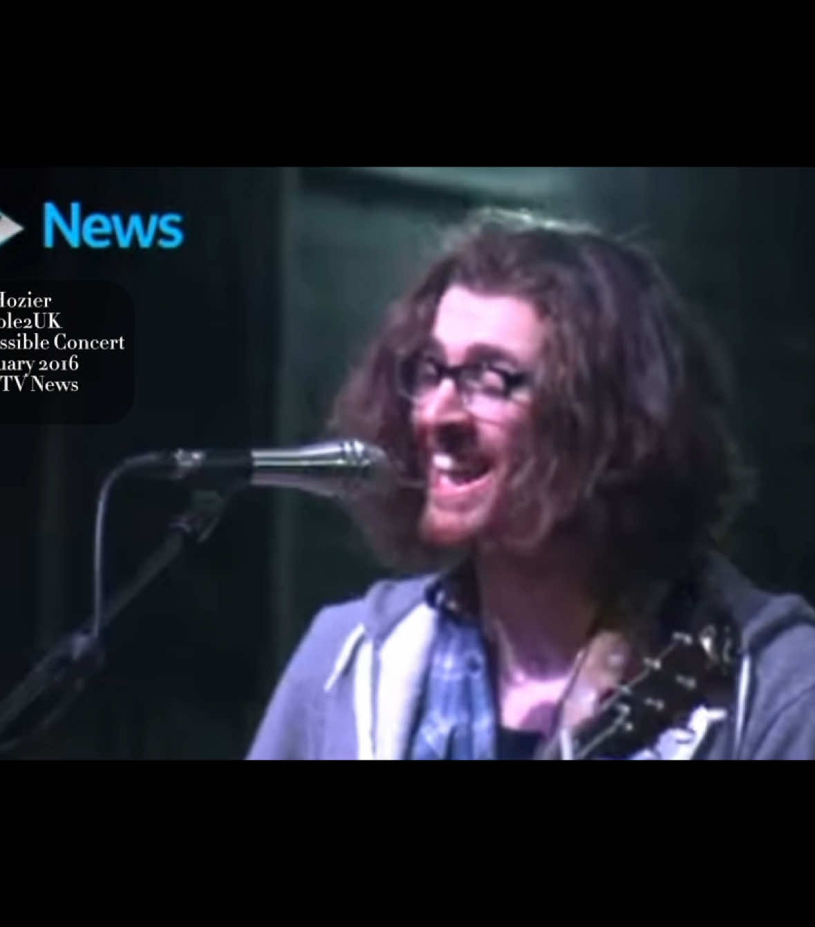 Hozier soundcheck and interview with STV News before The Accessible Concert, hosted by Able2UK, in Glasgow, January 7th 2016.  The concert was for disabled people and the venue was transformed with extra ramps, a large viewing platform, and on stage sign language translation. Hozier headlined this show, other performers include Kodaline and Prides. The artists performed for free, with the venue also not taking any revenue.  As a disabled person it makes me happy to know Hozier took part in such an event. I hope there are more in the future with other organisations in other countries as well.  #hozier #hoziertok #hoziercore #hozierlore #fyp 