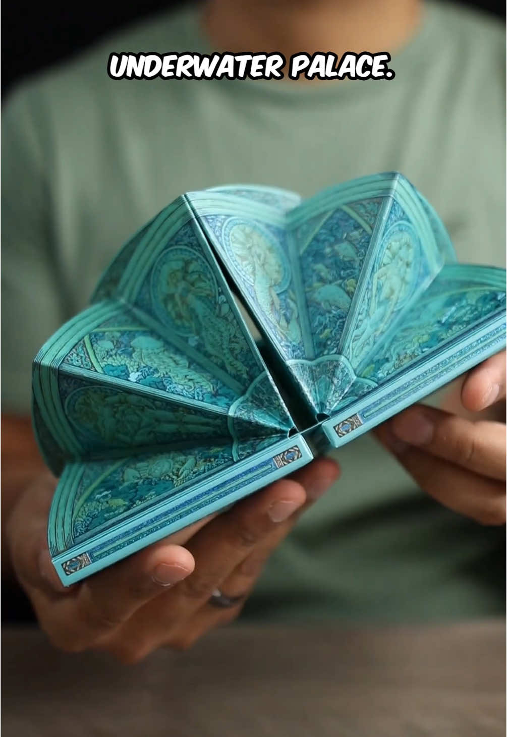 If the city of Atlantis made playing cards… #cardistry #atlantis #unboxing #playingcards #soothing #luxury 