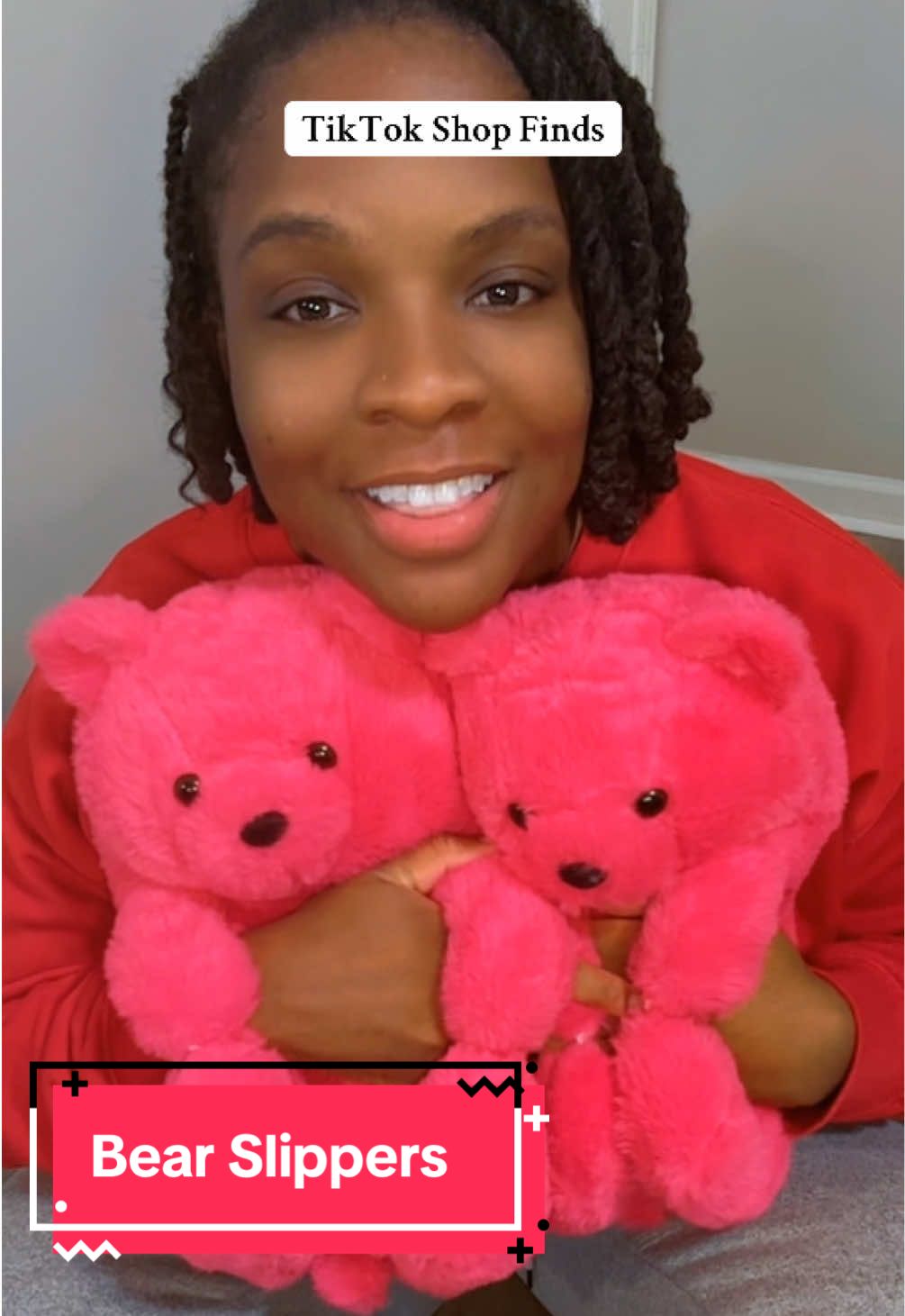 The cutest bedroom slippers ever! 🧸💕 #bedroomslippers #slippers #slippershoes #teddybearslippers #tiktokshop #ValentinesDay #bearslippers 