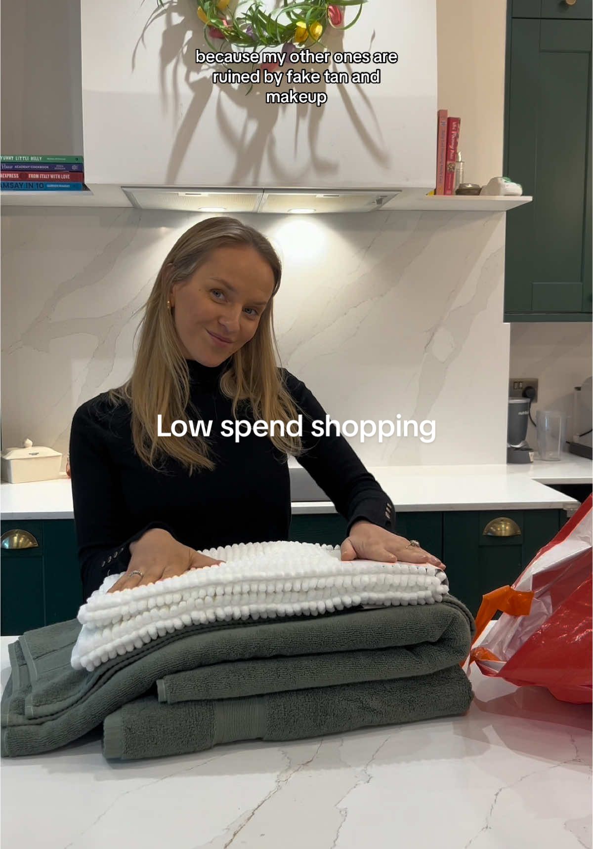 If it comes out your husbands bank account it’s still free right? Because he made me go shopping for a few new things for the house, when I’m trying my best to have a low spend/no spend month. But honestly the joy new towels, apron & pan have given me it was definitely money well spent. #mumsoftiktokuk #familytiktok #lowspendmonth #nospendchallenge #whatispent #howispendmymoney 