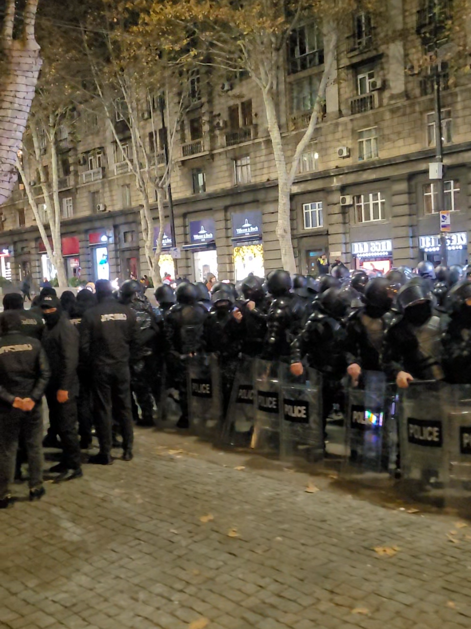 who they protecting?  #Tbilisi #Georgia #Protest 