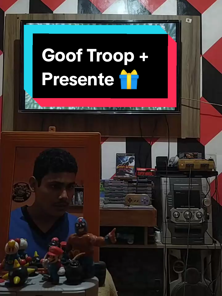 Obrigado @lyaaraujo68 pelo presente xuxuuu🎁❤️😎 #LIVEhighlights #TikTokLIVE #br  #LIVE #gooftroop #snes #game  #supernintendo #max #disney 