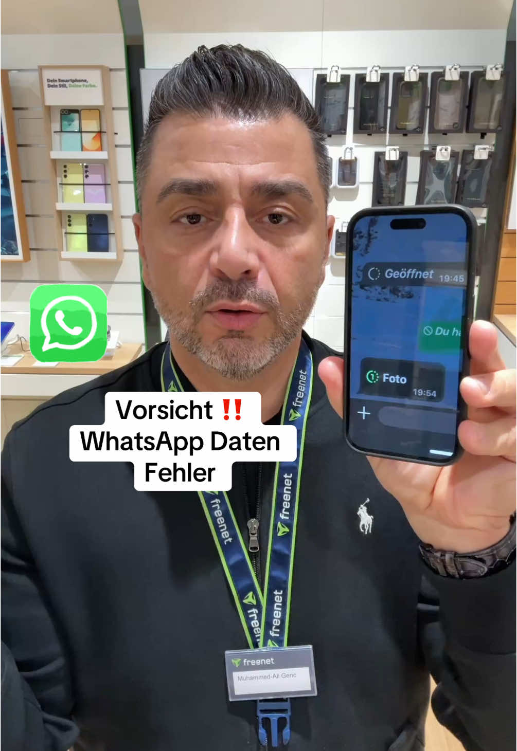 Vorsicht ‼️ WhatsApp  Fehler ermöglicht mehrfaches Ansehen von einmaligen Fotos und Videos #whatsapptips #techtips #iphonetips #iphonetricks #samsungtricks #samsungtips #datenschutz #wusstestdu #freenet 