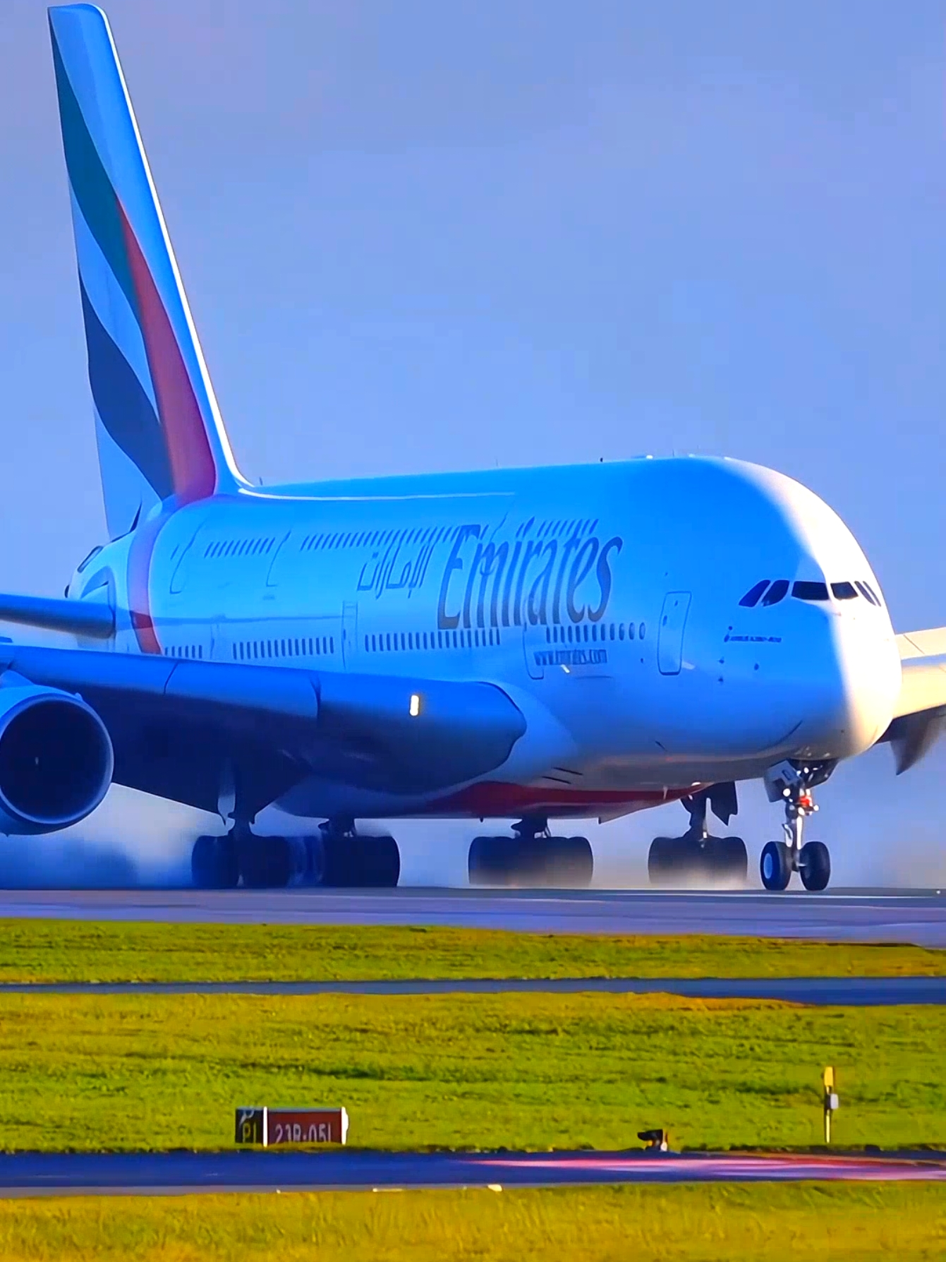 The king of the skies: Emirates Airbus A380 in action #Emirates #Airbus #A380 #Aviation #Travel #LuxuryTravel #PlaneSpotting #Airlines #Aircraft #SkyHigh #travelphotography 