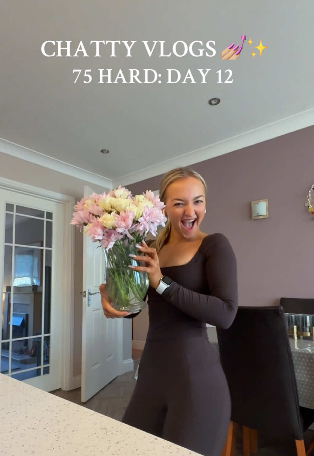 happy day 12 queens 💗✨⭐️💅🏼 #justgirlythings #chattyvlogs #chattyvlog #75hard #75hardchallenge #75hardvlogs 