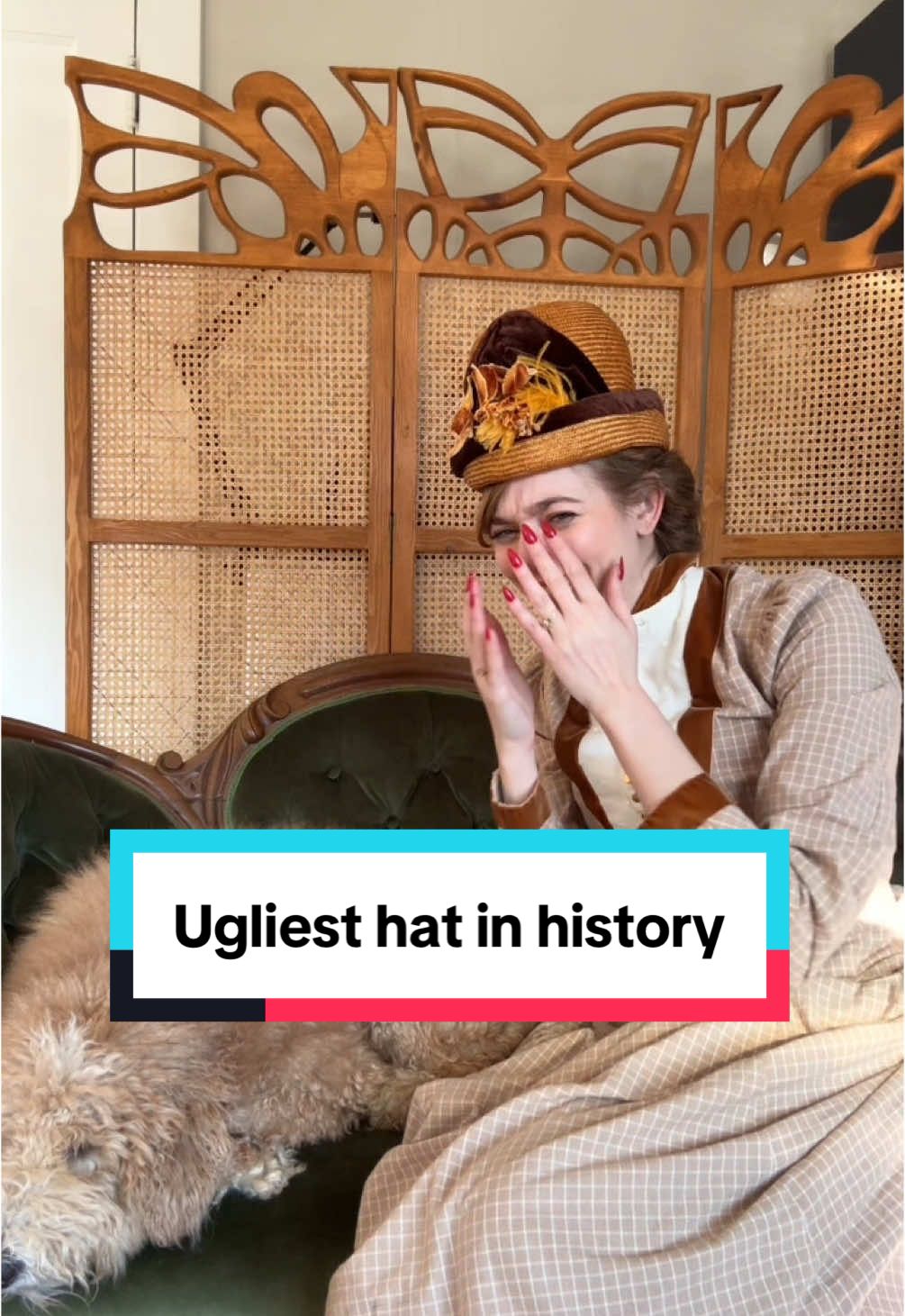 Using my final moments on this app wisely. At least 1830’s bonnets are campy 😩 are these ugliest hats in history? This is absolutely no shade to the hats creator! It’s beautifully made and gorgeously trimmed. I’m placing the blame for this ridiculosity firmly on the shoulders of the Victorians #victorian #fail #historicalcostuming 