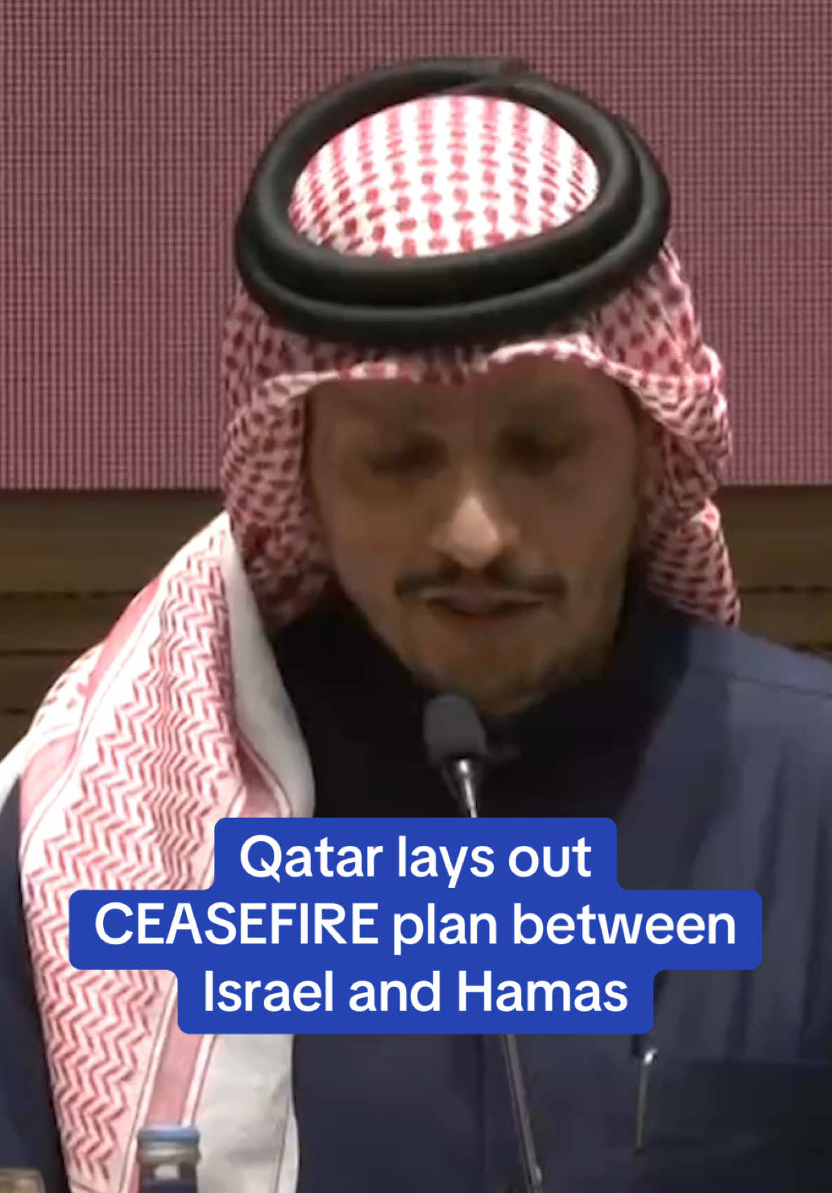 The Qatari Prime Minister has announced the ceasefire deal between Israel and Hamas. The deal, which is set to start on January 19, promises the release of dozens of hostages held by Hamas in phases, the release of hundreds of Palestinian prisoners in Israel and would allow hundreds of thousands of people displaced in Gaza to return to what remains of their homes. Read more at DailyMail.com. 🎥 Reuters #news #israel #palestine #gaza #ceasefire #breakingnews