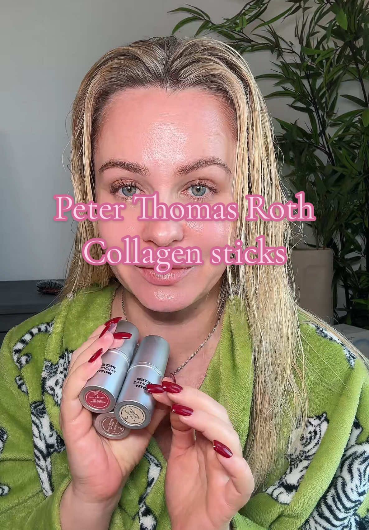 Absolutely love the@Peter Thomas Roth Labs collagen sticks. You can wear this alone for no makeup make up day or wear this under makeup to give you a nice plump#PeterThomasRoth #CollagenSticks #SkinCareOf #SkinCareOver50