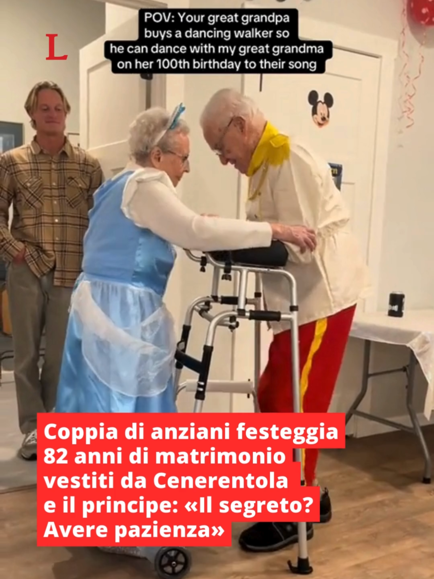 La loro storia d'amore è iniziata durante le scuole superiori, quando erano appena adolescenti. Fu Betty a fare la prima mossa, chiedendogli di ballare durante una festa scolastica. Da allora hanno trascorso insieme 82 anni di #matrimonio. Elton e Betty Denner hanno ora «16 nipoti, 17 pronipoti e due pro-pronipoti». Per il 100esimo compleanno di Betty, Elton le ha fatto il regalo più bello. Vestirsi da principe, comprare un deambulatore che lo aiutasse a stare in piedi e ballare con lei.⁠ ⁠ 👉️ Link in bio⁠ ⁠ #leggo