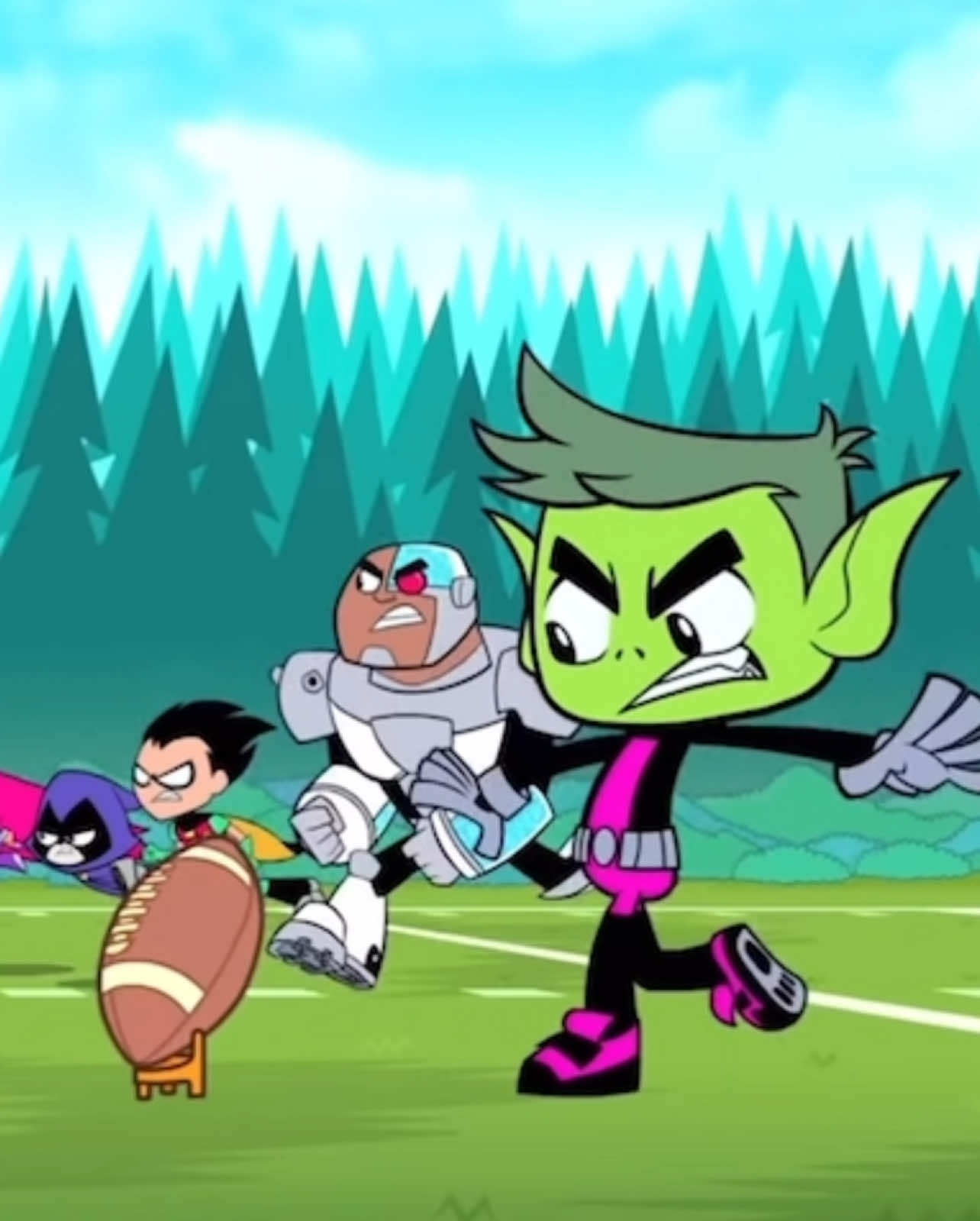 Teen Titans x  2K Sa || #fyp #viral #saquonbarkley #teentitansgo #nfl #nflfootball @Philadelphia Eagles #CapCut 