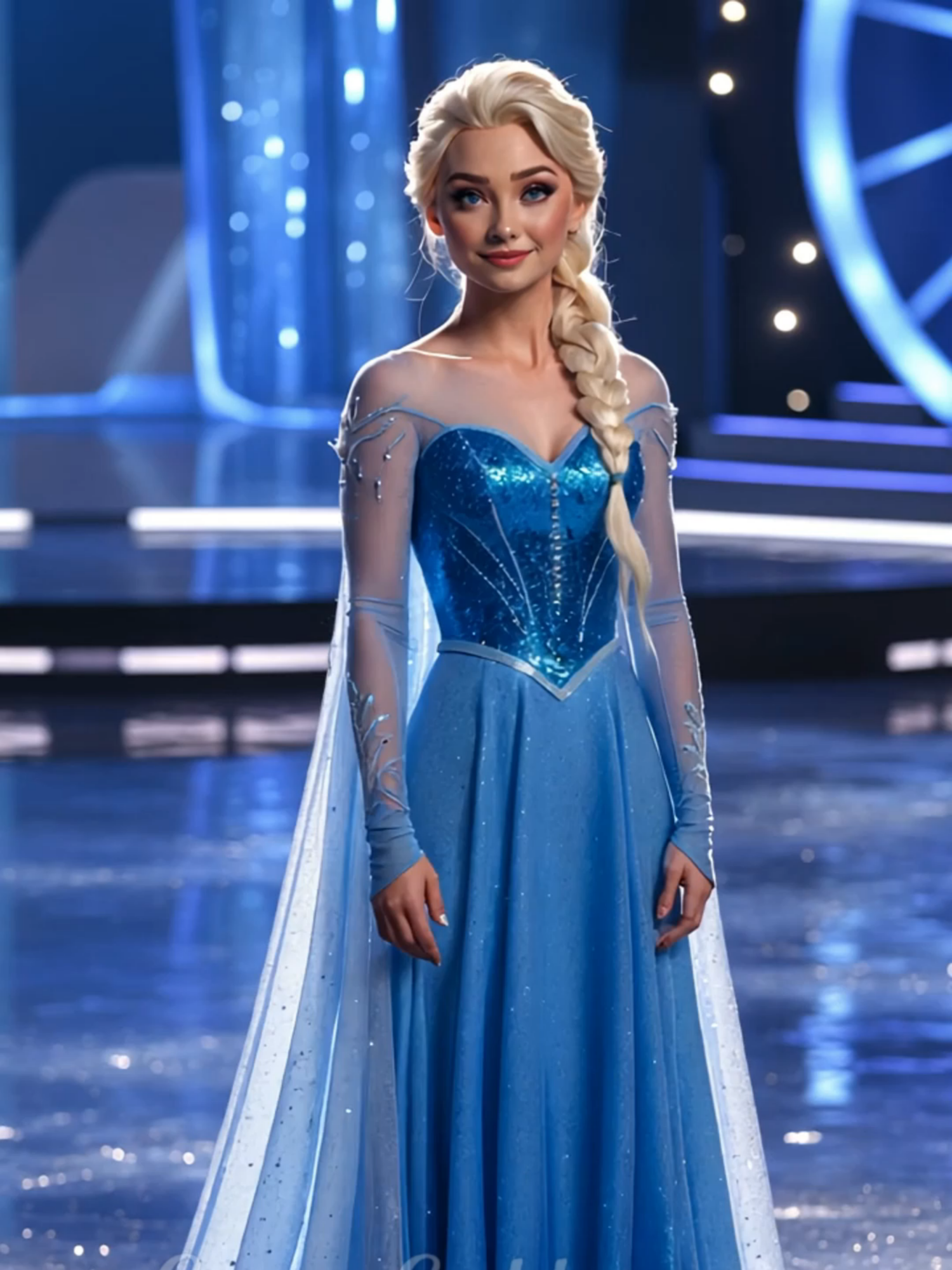 Real-Life Elsa Stuns AGT Judges with a Breathtaking Performance! #elsafrozen #frozen2 #magic #agt #talentshow #agt #gottalent #ai