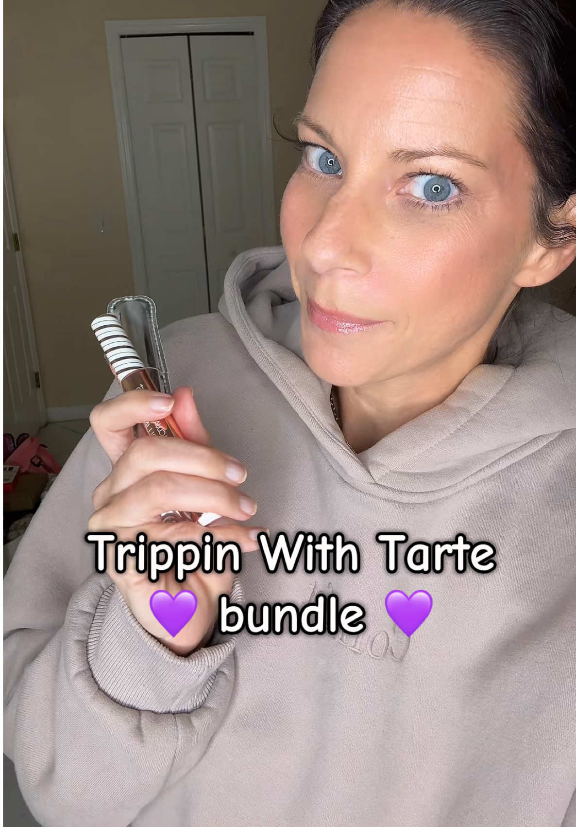 This bundle from Tarte is so good!!! They just launched this mascara and already letting you snag it at a discount 💜💜💜 #tartecosmetics #tarte #lashserum #trippinwithtarte #tiktokshopcreatorpicks @tarte cosmetics @Maureen Kelly  