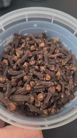 CLoves Tea  More Benefits Clove tea is made from the dried flower buds of the clove tree and offers a variety of potential health benefits due to its rich nutrient profile and active compounds like eugenol. Here are the key benefits: ### 1. **Rich in Antioxidants**    - Cloves contain powerful antioxidants that help combat oxidative stress and free radicals, protecting cells from damage and reducing the risk of chronic diseases. ### 2. **Boosts Digestion**    - Clove tea may aid digestion by stimulating the secretion of digestive enzymes, reducing bloating, and alleviating nausea or gas. ### 3. **Relieves Pain and Inflammation**    - Eugenol, a compound in cloves, has anti-inflammatory and analgesic properties that may help reduce pain, particularly headaches, toothaches, or joint discomfort. ### 4. **Supports Oral Health**    - Cloves are known for their antimicrobial properties, which can help fight oral bacteria, reduce bad breath, and improve overall oral hygiene. ### 5. **Improves Immune Function**    - The antibacterial, antiviral, and antifungal properties of cloves can support the immune system and help the body fight infections. ### 6. **Regulates Blood Sugar**    - Some studies suggest that clove tea can help manage blood sugar levels, making it beneficial for individuals with diabetes or insulin resistance. ### 7. **Enhances Respiratory Health**    - Clove tea can soothe the throat, clear mucus, and reduce symptoms of colds, coughs, and respiratory infections. ### 8. **Promotes Healthy Skin**    - The anti-inflammatory and antimicrobial properties may improve skin health, reducing acne or irritation when consumed regularly. ### 9. **Aids in Detoxification**    - Clove tea may support liver health by helping detoxify the body and improving liver function. ### 10. **Improves Circulation**    - Drinking clove tea may improve blood circulation due to its ability to thin the blood, promoting better oxygen and nutrient delivery throughout the body. ### How to Prepare Clove Tea 1. Boil a cup of water. 2. Add 2–3 whole cloves or 1/2 teaspoon of ground cloves. 3. Let it steep for 5–10 minutes. 4. Strain and enjoy. Optionally, add honey or lemon for taste. ### Cautions - Consume in moderation; excessive intake may cause side effects like digestive discomfort or allergic reactions. - Consult a doctor if you're pregnant, breastfeeding, or on medication, as cloves can interact with certain drugs. #clove #tea #clovetea #healthy #drink 