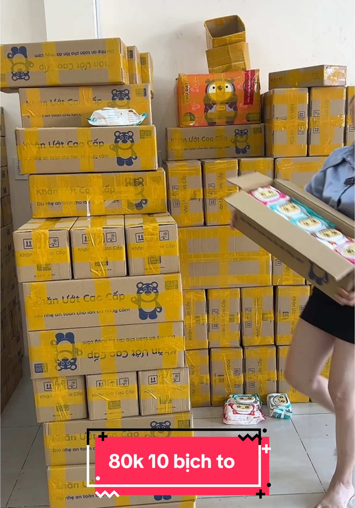 Khăn ướt baby wipes không cồn không mùi không gây kích ứng da 10 bịch to chỉ hơn 80k#videoviral #khanuotkhongmui #khanuotkhongcon #khanuot #HuệNguyễn 