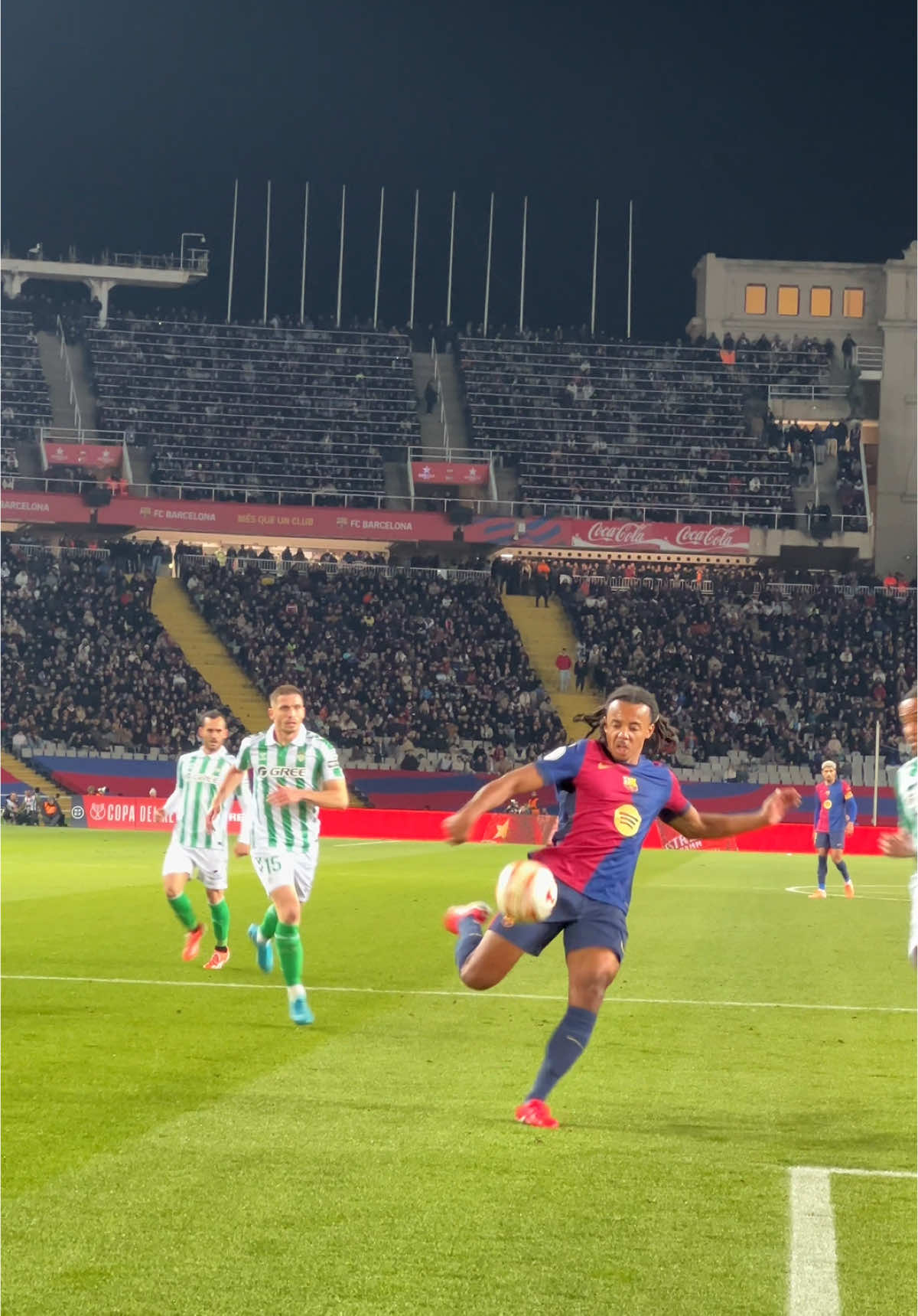 Lamine 🤝 Kounde  #fcbarcelona #barça #goal #lamineyamal #kounde 