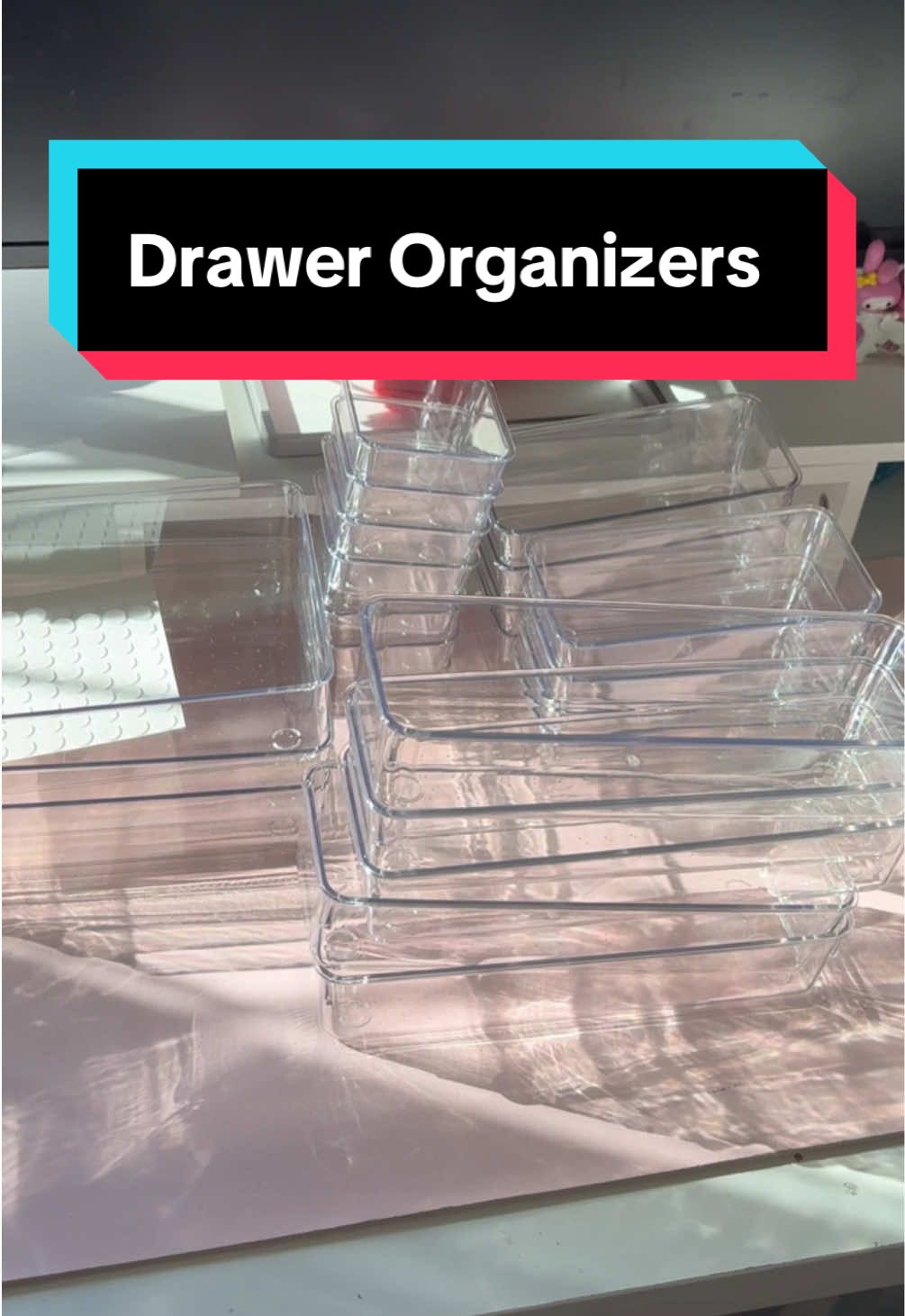 Finally was able to organize my makeup 😅 #organizers #drawerorganization 