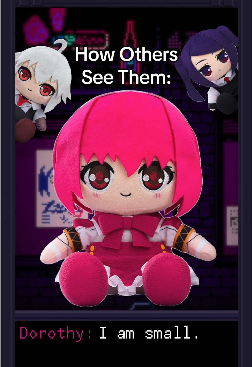 For the first time ever, get Dorothy in plush form!! (alongside Jill and Dana) With new plushes by GoodSmileCompany! #plush #va11halla #comedia 