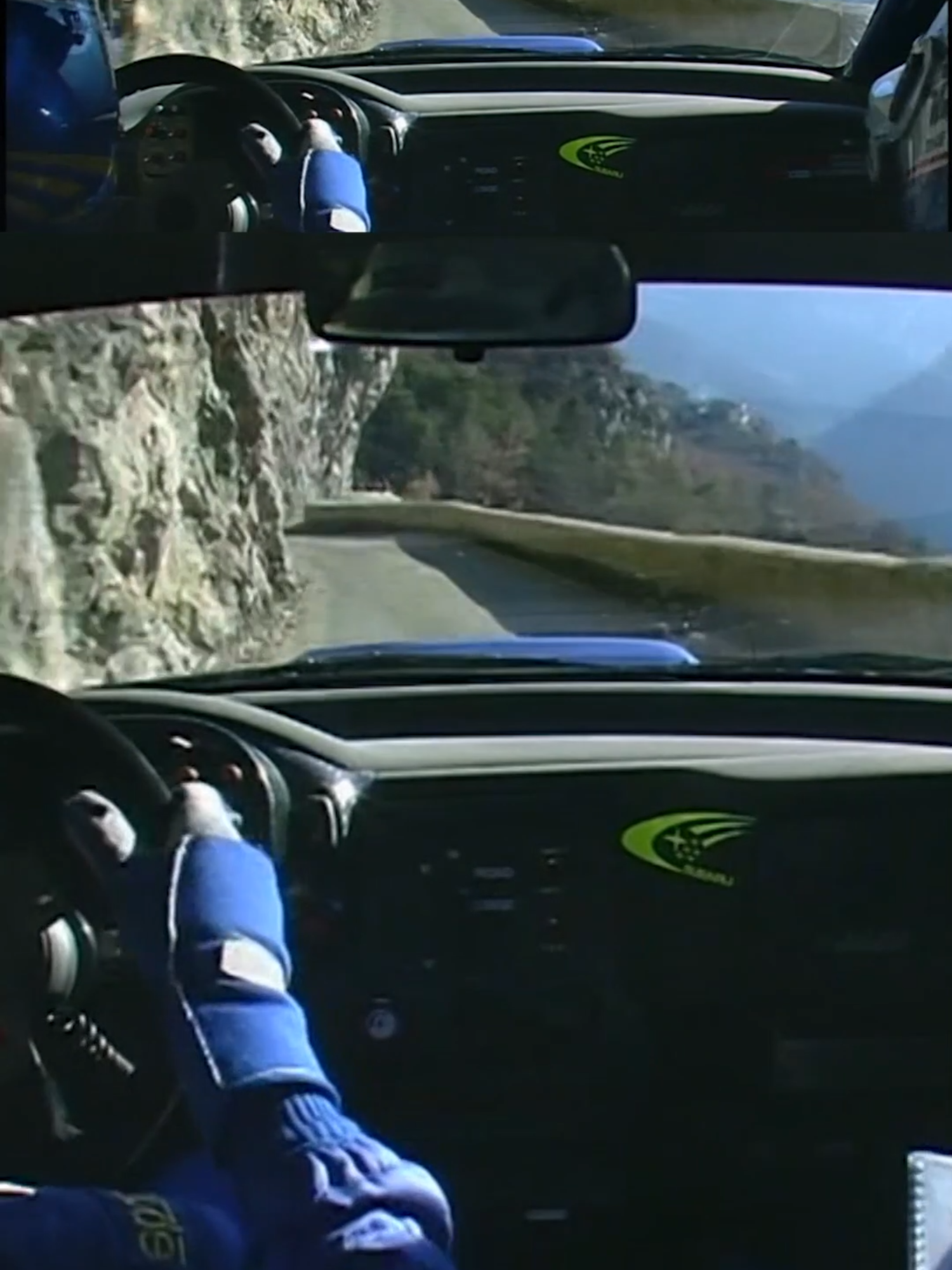 Casually rallying along a cliff edge #rally #wrc #Motorsport #montecarlo