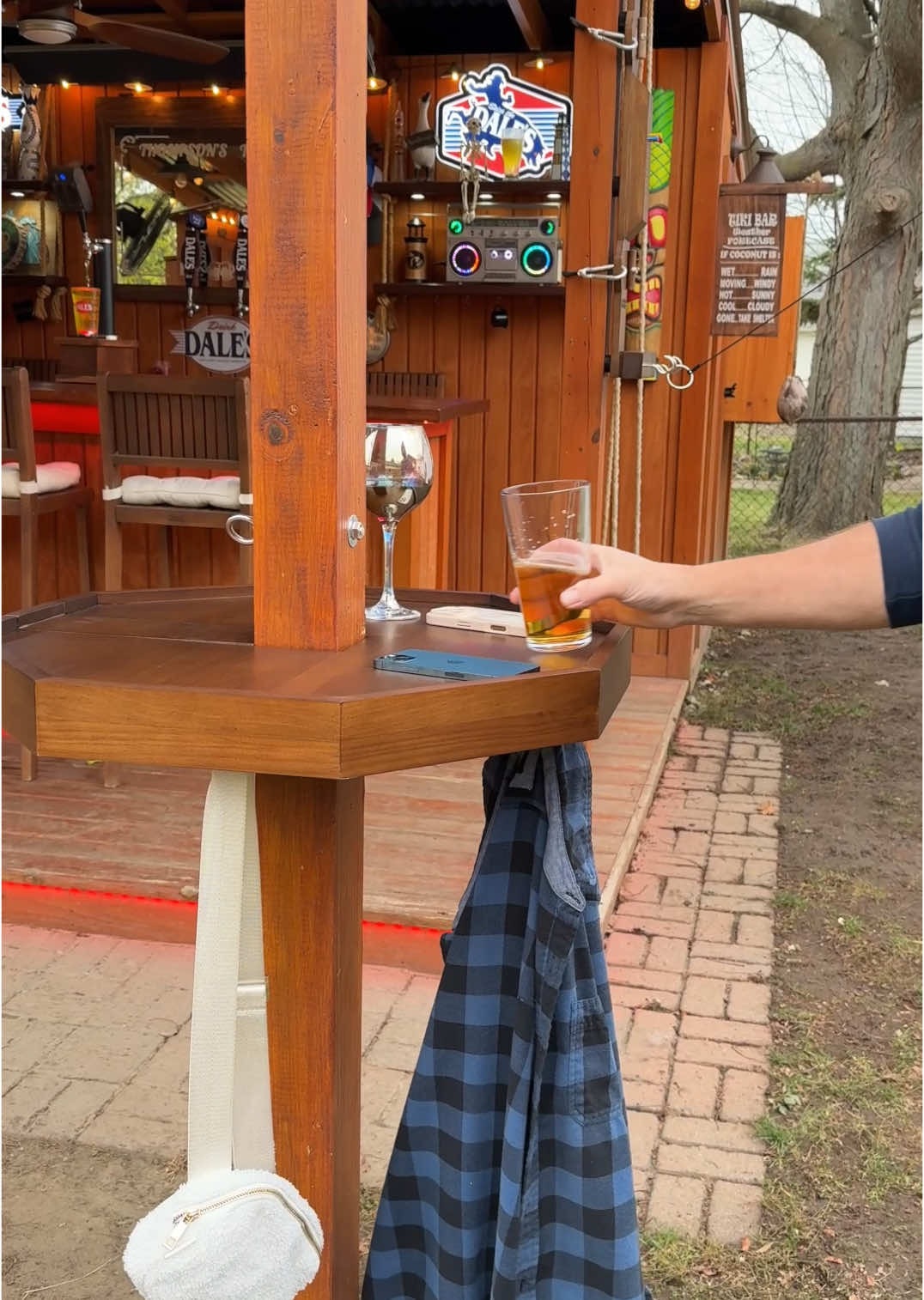 My viral Post Pub Table is now available. Click the Ram Gameroom link in my bio #woodworking #barideas #mancave #patioideas #tableideas 