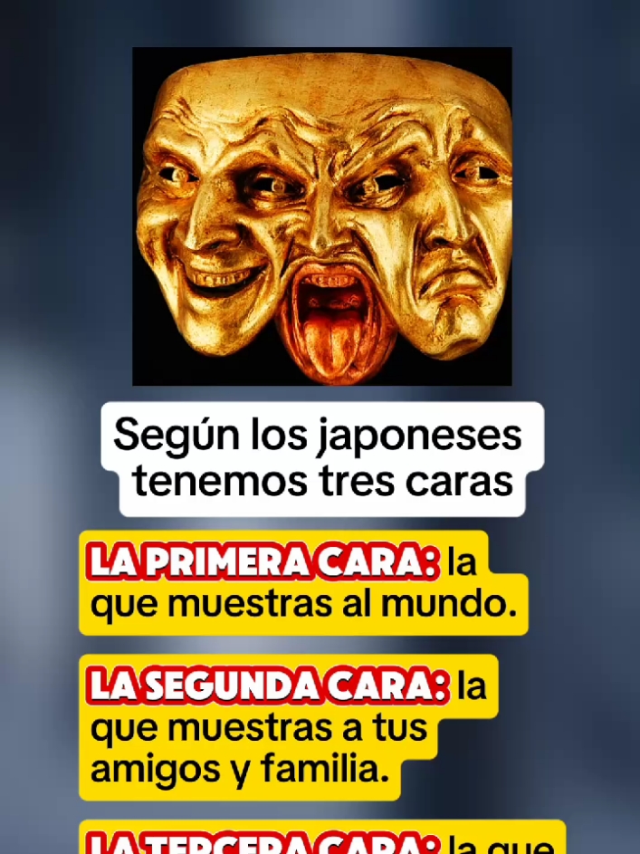 según una fábula japonesa tenemos tres caras #personalidad #casosperturbadores #datosmisteriosos #terror #datosperturbadores #miedo😱😱😱 #perturbador😰😰 #perturbador #terrorifico #parati #fypシ #viral 