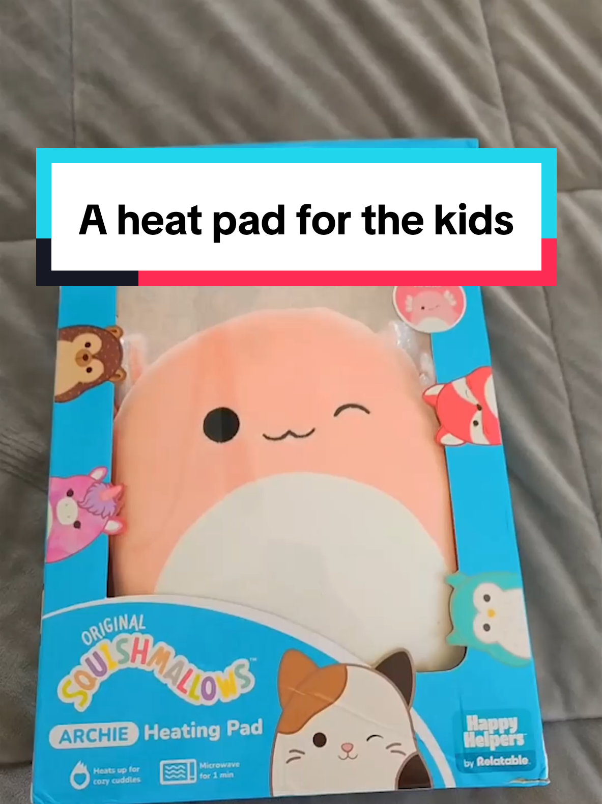 Squishmallow heating pad for kids #squishmallows #heatpad #heatingpad #tiktokshoplastchance #giftguide #ValentinesDay #valentinesdaygiftideas #valentinesdaygift #kidsgiftideas 