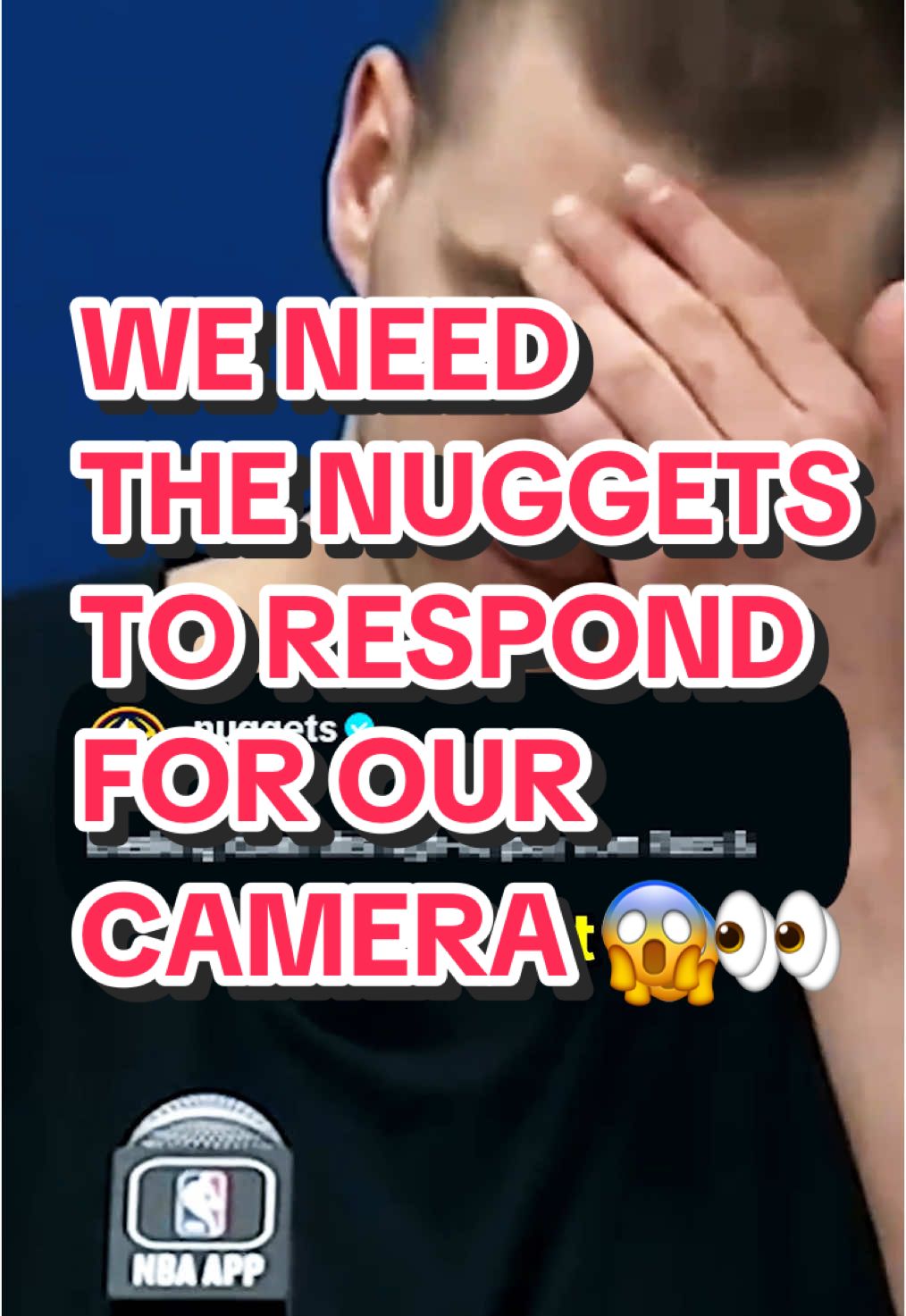 @Denver Nuggets WE NEED YOUR HELP HERE🫢 u down??👀 Follow For Update 4🫡 #camera #NBA #nbateams #denvernuggets #nuggets #jokic #basketballchallenge #challenge #journey #allhailbball