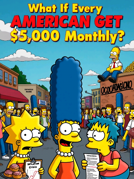 What If Every American Got $5,000 a Month? The Simpsons' Shocking Prediction!💀☠️ #simpsonsclips #simpsonfan #unitedstates  #simpsonsclipz #rednote  #hommersimpson #tiktokban #massfollowing  #simpsonspredictthefuture #simpsonspredictions #simpson #simpsonsclipz #simpsons